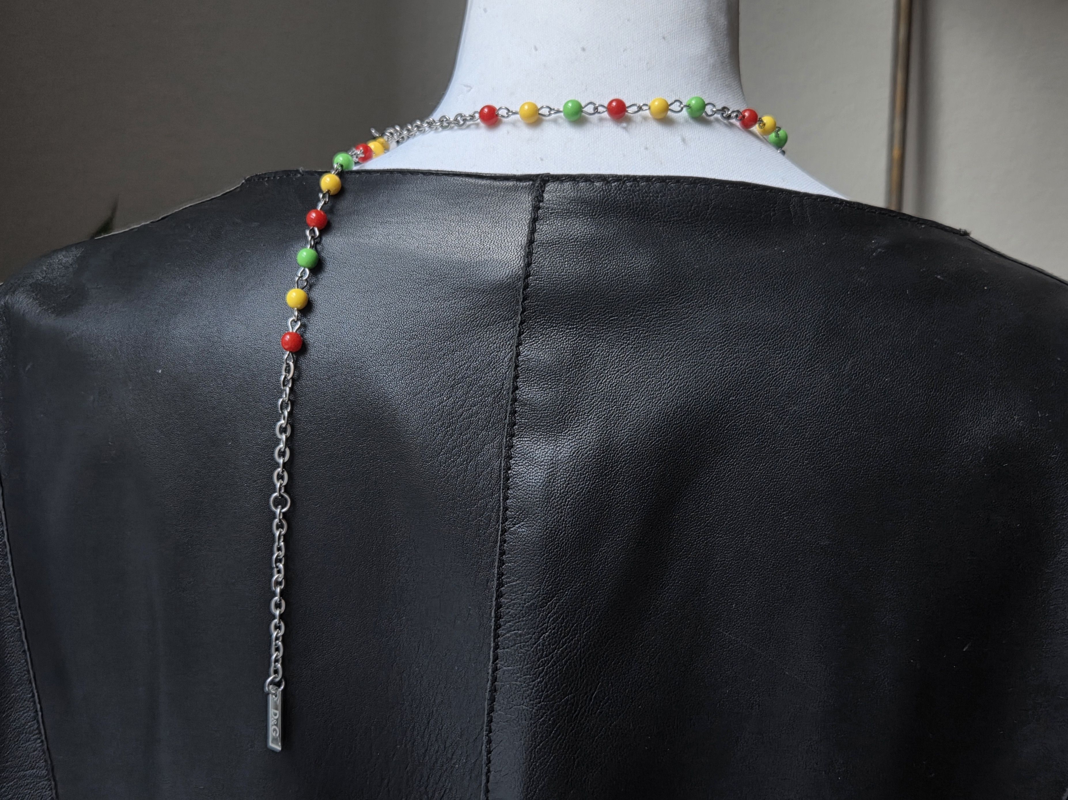 Dolce & Gabbana Dolce & Gabbana Rasta rosary cross necklace Size ONE SIZE - 9 Thumbnail