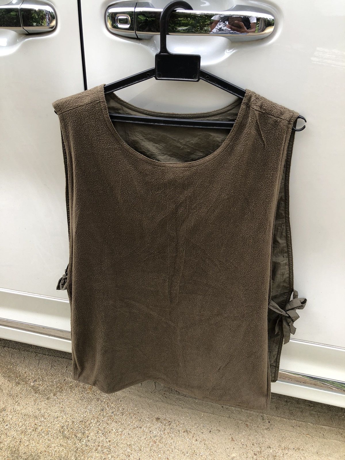 Vintage Military Design Nylon Lined Fleece Vest Jacket Size US M / EU 48-50 / 2 - 8 Thumbnail