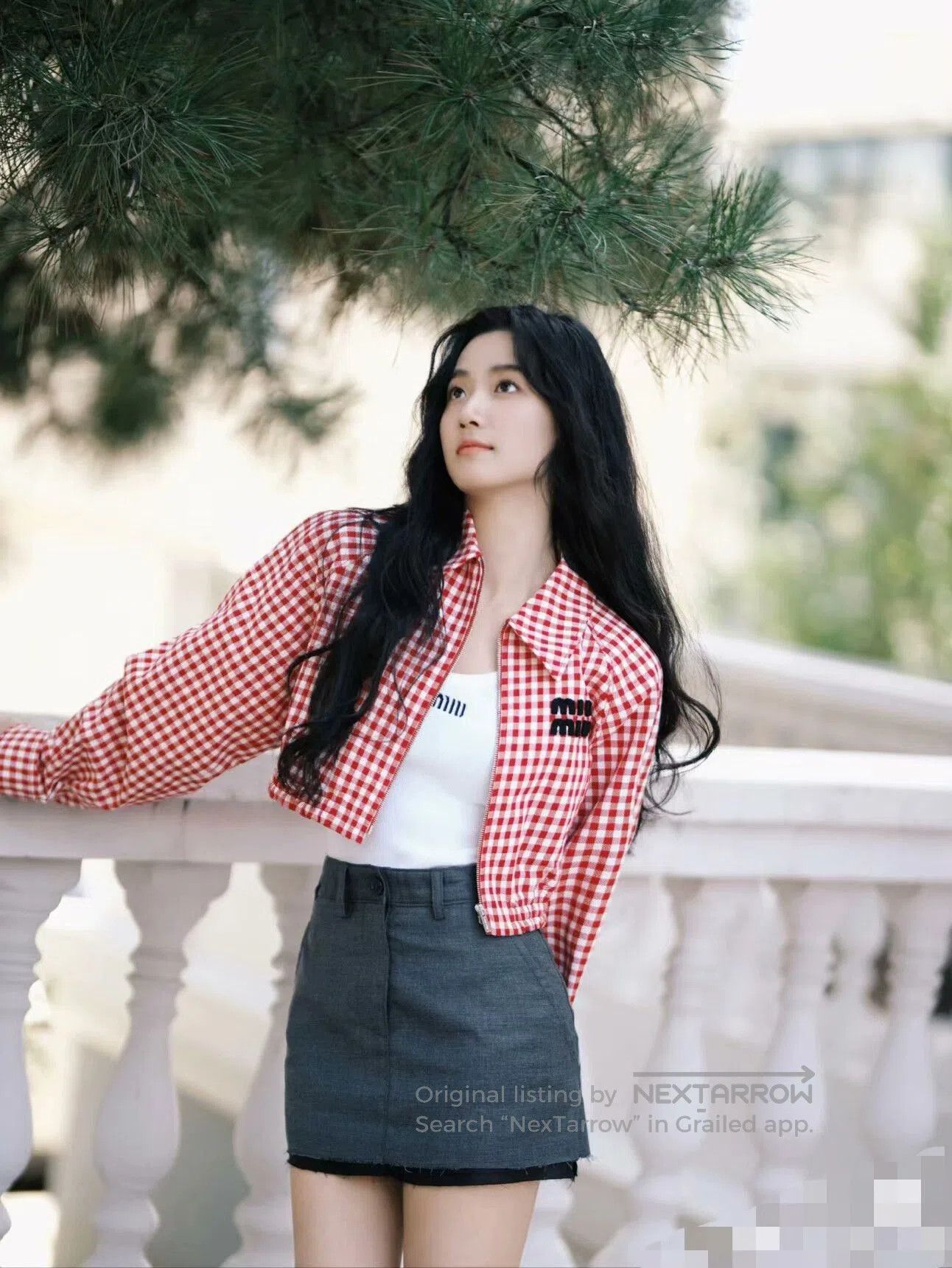 Miu Miu miu miu red and white checkered jacket. Size US M / EU 48-50 / 2 - 9 Thumbnail