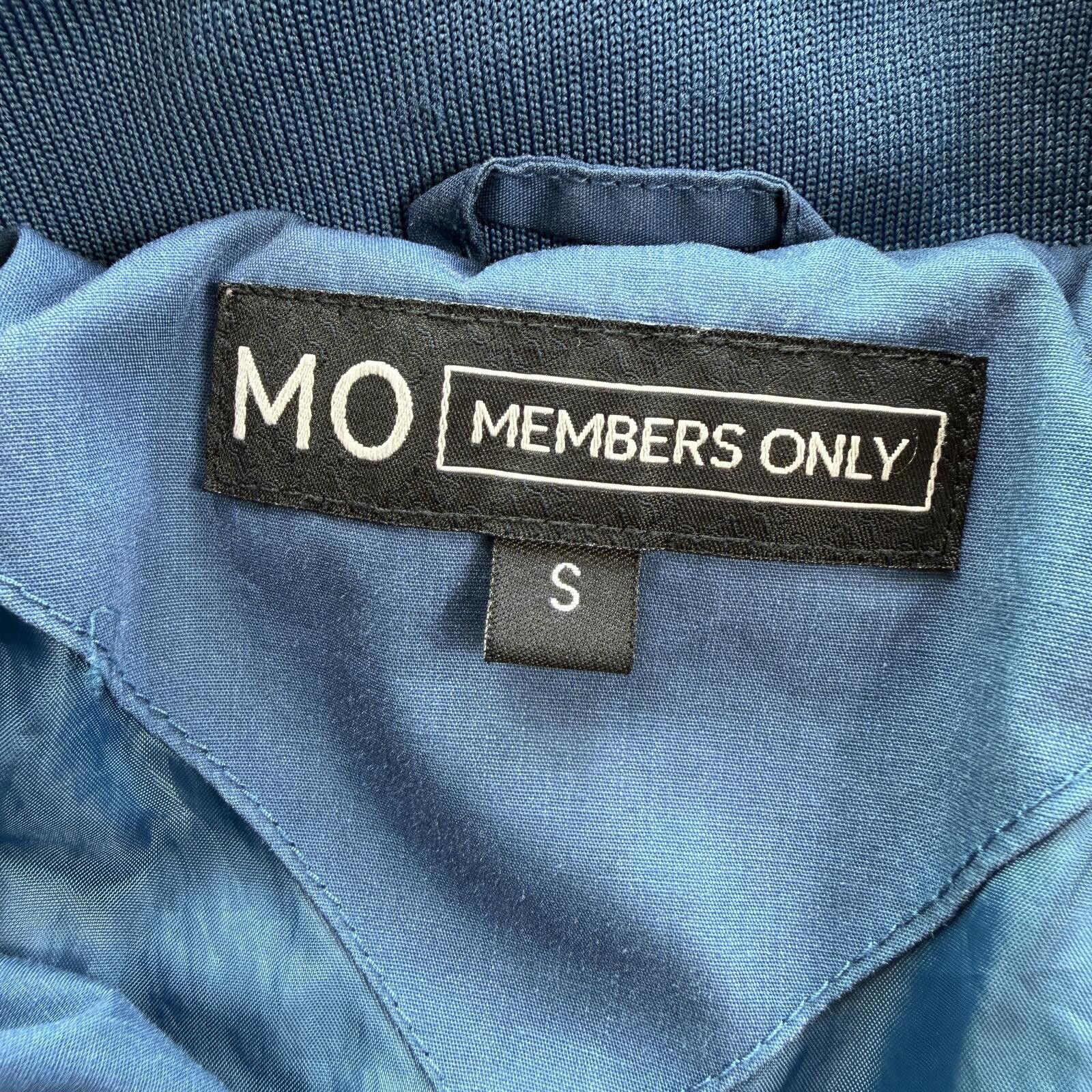 Members Only Members Only Blue Racer Bomber Jacket Mens S Lightweight Zip Size US S / EU 44-46 / 1 - 4 Thumbnail