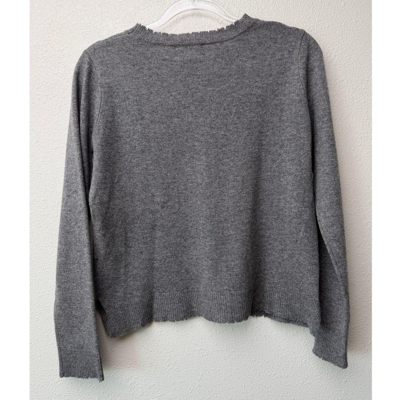 Other Artelier Nicole Miller Cashmere Eye Sweater Women P Gray Size S / US 4 / IT 40 - 5 Thumbnail