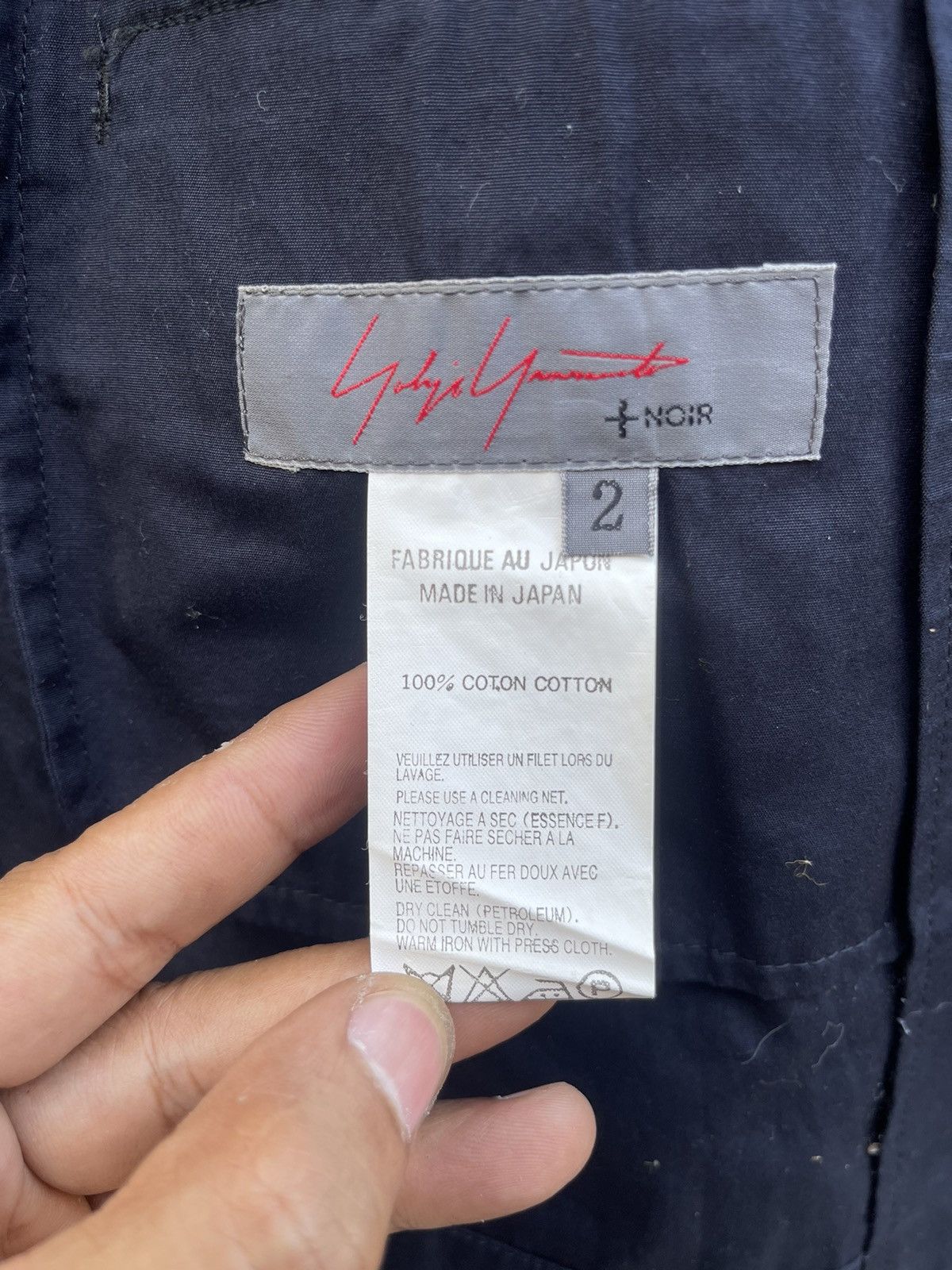 Designer × Vintage × Yohji Yamamoto Yohji Yamamoto Noir Jacket - Rare Signed Label,Made in Japan Size US S / EU 44-46 / 1 - 3 Thumbnail