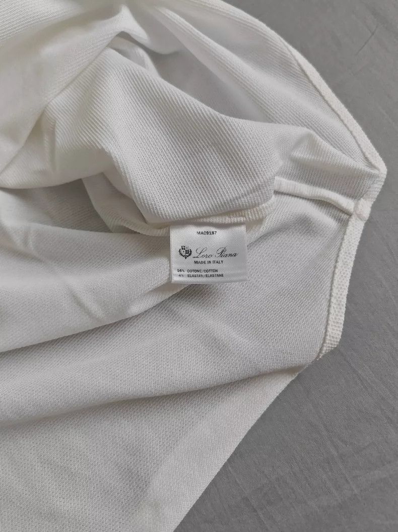 Loro Piana LORO PIANA Men's short-sleeved polo shirt Size S / US 4 / IT 40 - 4 Thumbnail