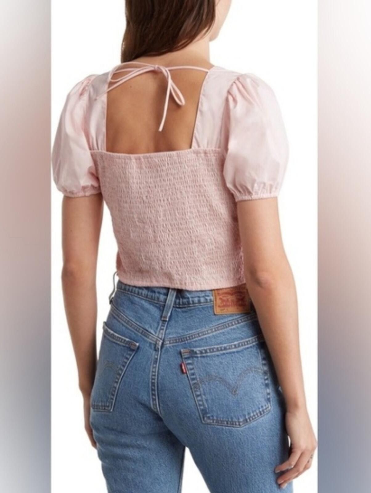 AUTRY Astr Smocked Puff Sleeve Top Size XL / US 12-14 / IT 48-50 - 7 Thumbnail