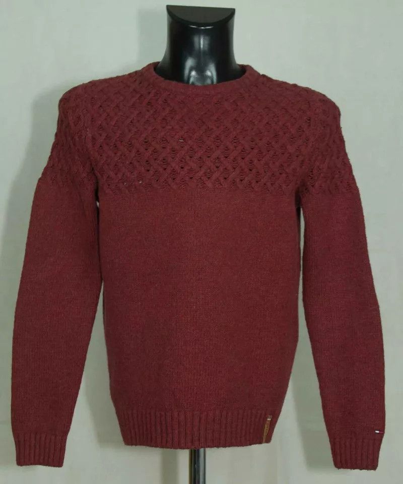 Tommy Hilfiger HILFIGER DENIM JUMPER VINTAGE AMERICAN BRAND COTTON SIZE M Size US M / EU 48-50 / 2 - 1 Thumbnail