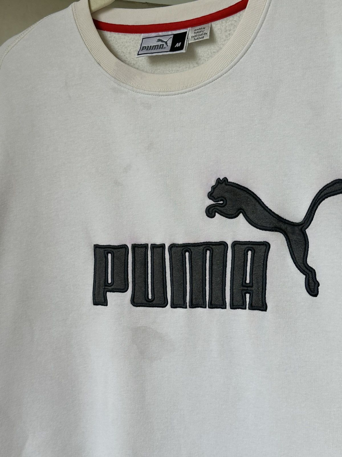 Puma × Vintage Y2K Vintage Puma Big Logo Sweatshirt Size US M / EU 48-50 / 2 - 5 Thumbnail
