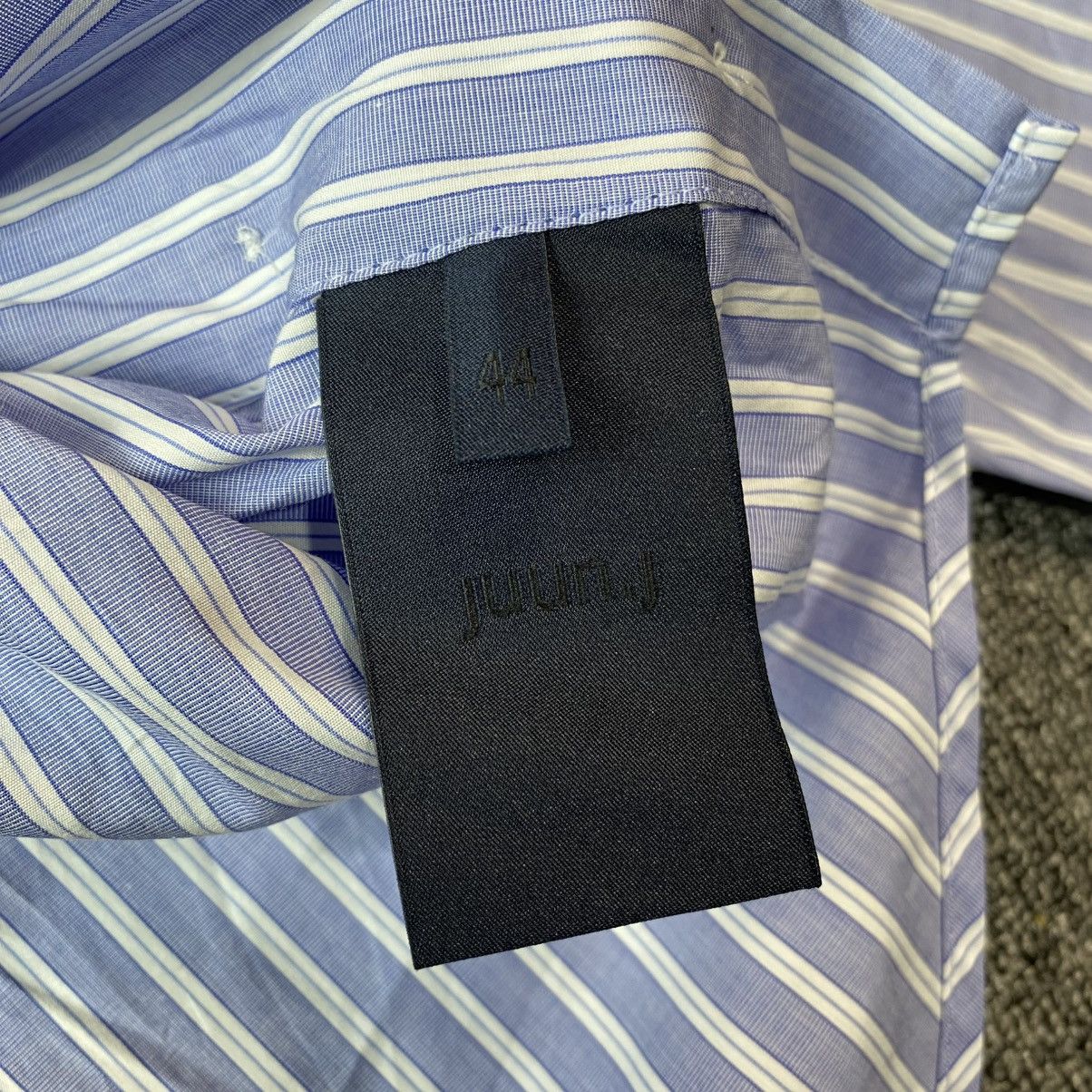 Juun.J Rare Juun.J striped Button up Shirt Size US L / EU 52-54 / 3 - 8 Thumbnail