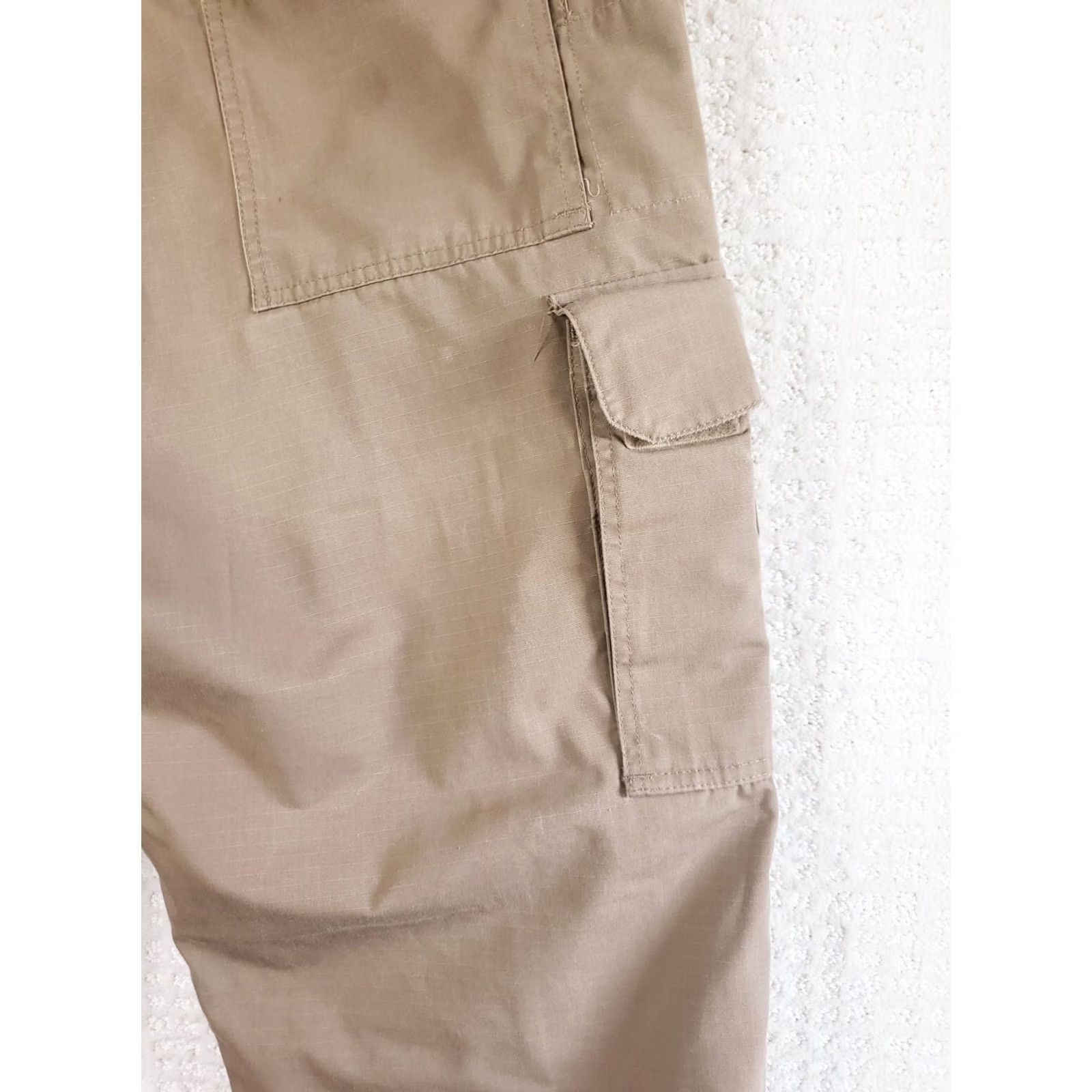 Vintage TRU-SPEC Men's Tactical Pants Beige 40 x 29 Flat Front Multiple Pockets Storage Size US 40 / EU 56 - 7 Thumbnail