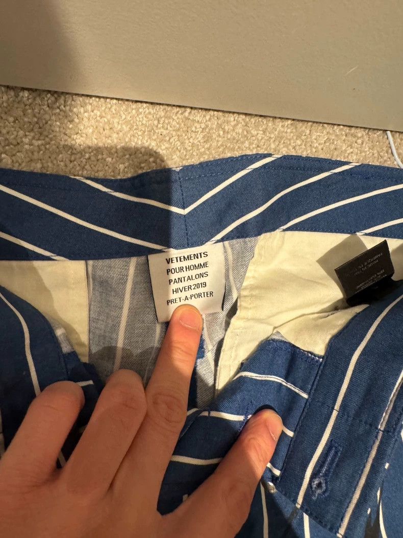 Vetements Vetements Stripe pant Size US 29 - 3 Thumbnail