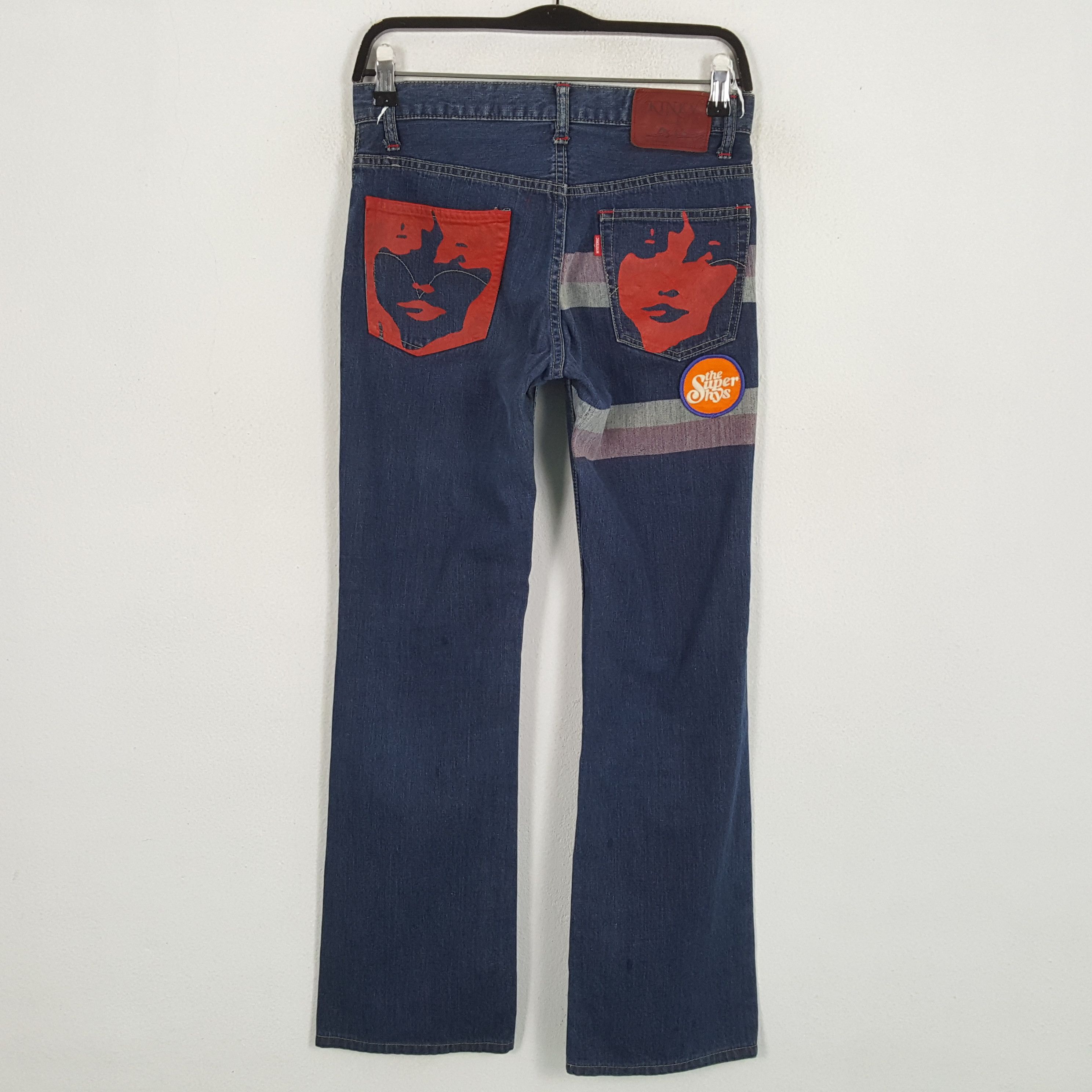 Hysteric Glamour × Japanese Brand × Vintage HYSTERIC GLAMOUR Japanese Brand Streetwear Custom Art Jeans Size US 28 / EU 44 - 1 Thumbnail