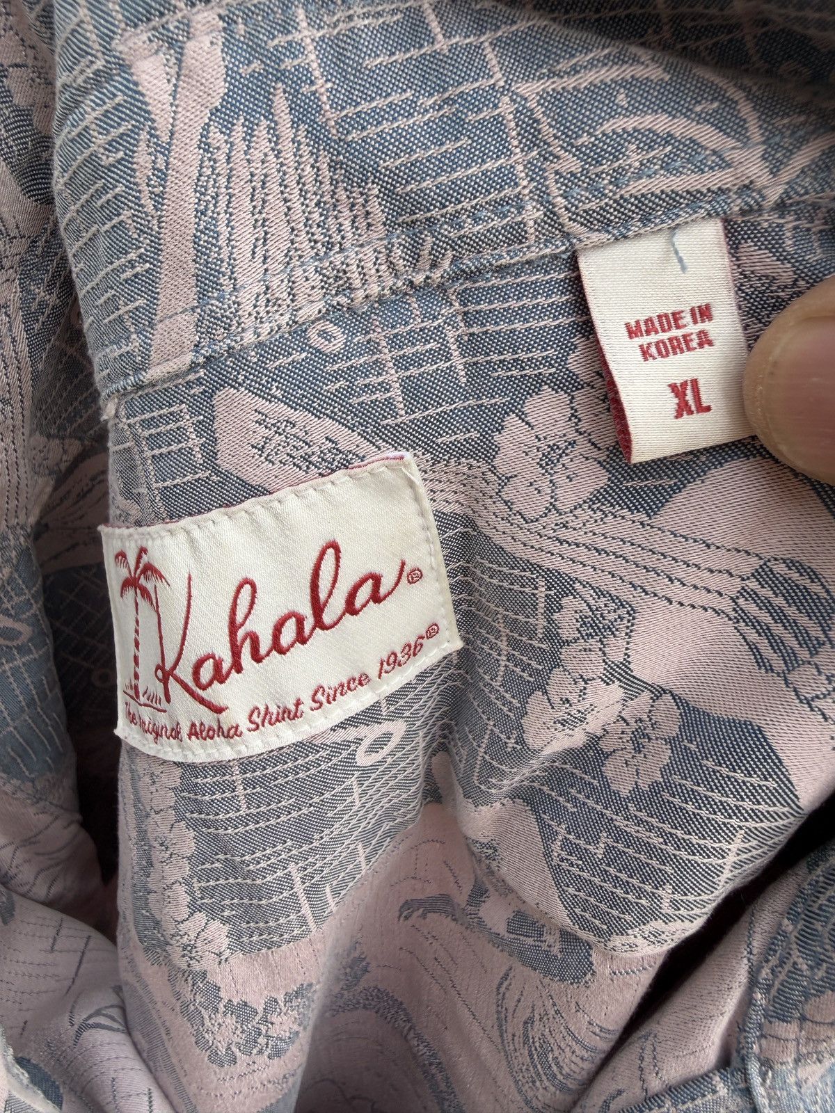 Kahala PreOwned Kahala Hawaiian Print Multicolored Men's XL Size US XL / EU 56 / 4 - 4 Thumbnail