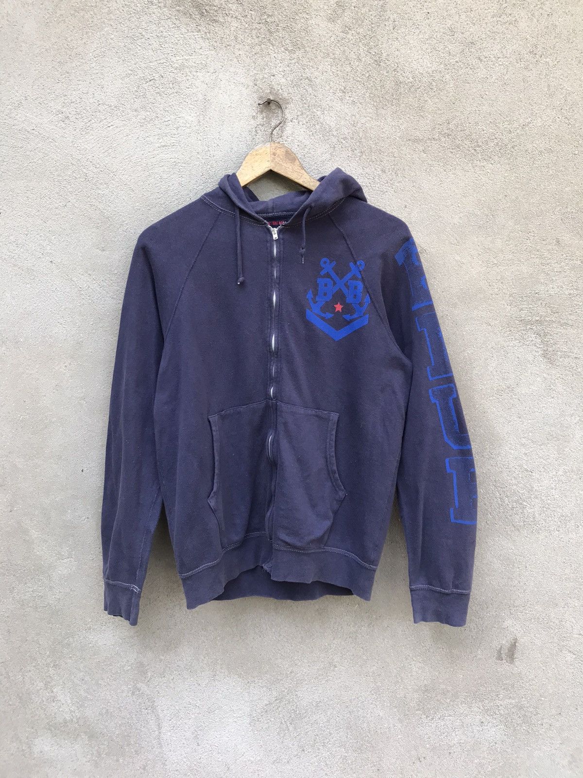 Blue Blue Japan VINTAGE BLUE BLUE JAPAN INDIGO INSPIRED KAPITAL HOODIE Size US S / EU 44-46 / 1 - 1 Thumbnail