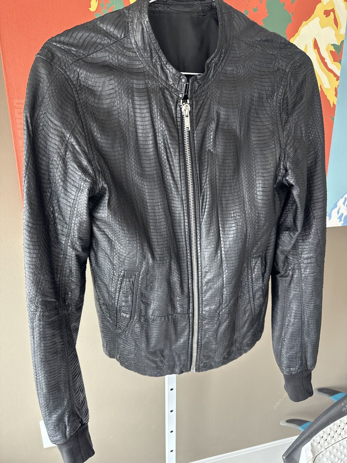 Rick Owens Rick Owens Snakeskin Jacket size M Size US M / EU 48-50 / 2 - 2 Thumbnail