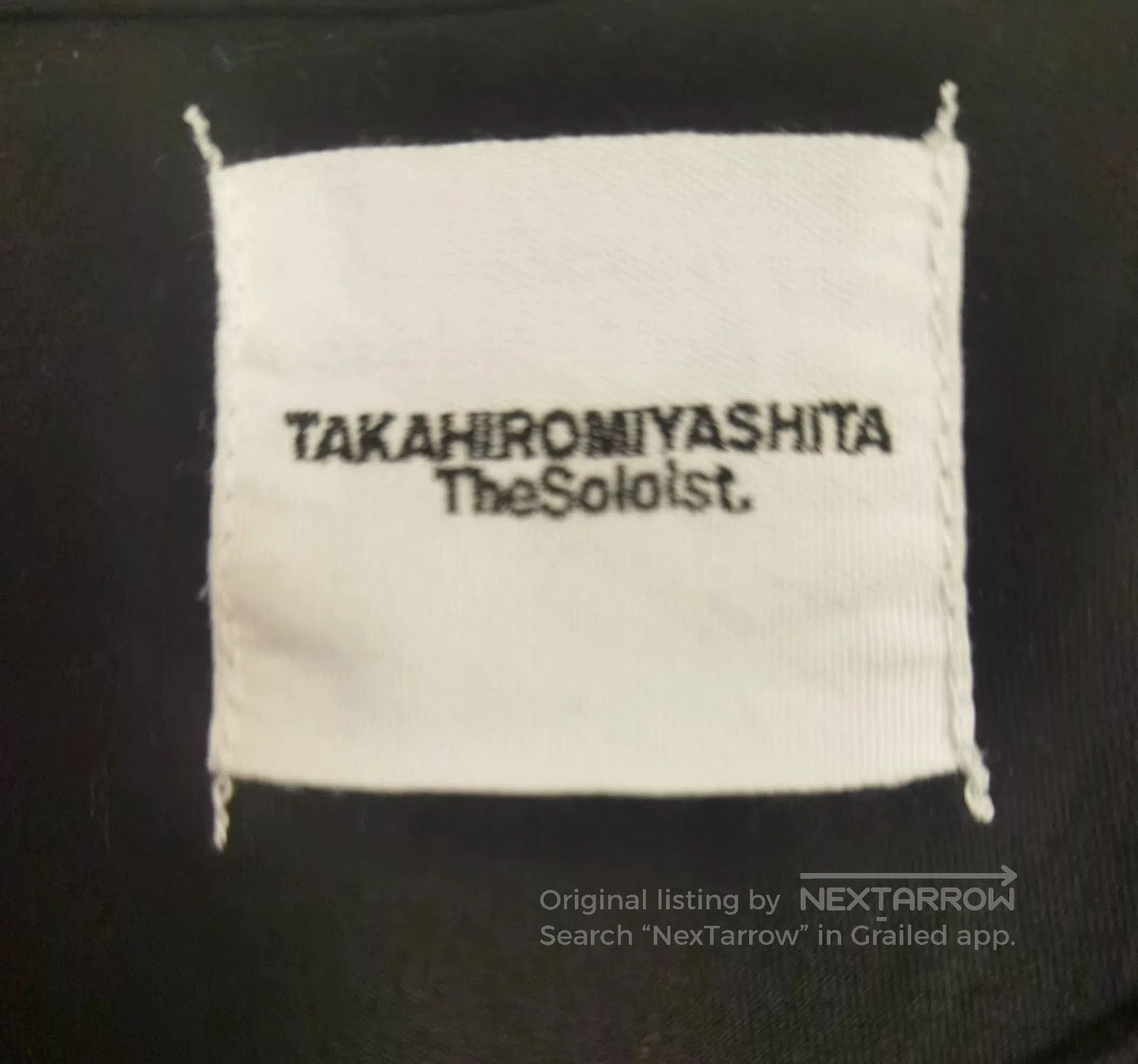 Takahiromiyashita The Soloist. black youth graphic t. Size US L / EU 52-54 / 3 - 5 Thumbnail