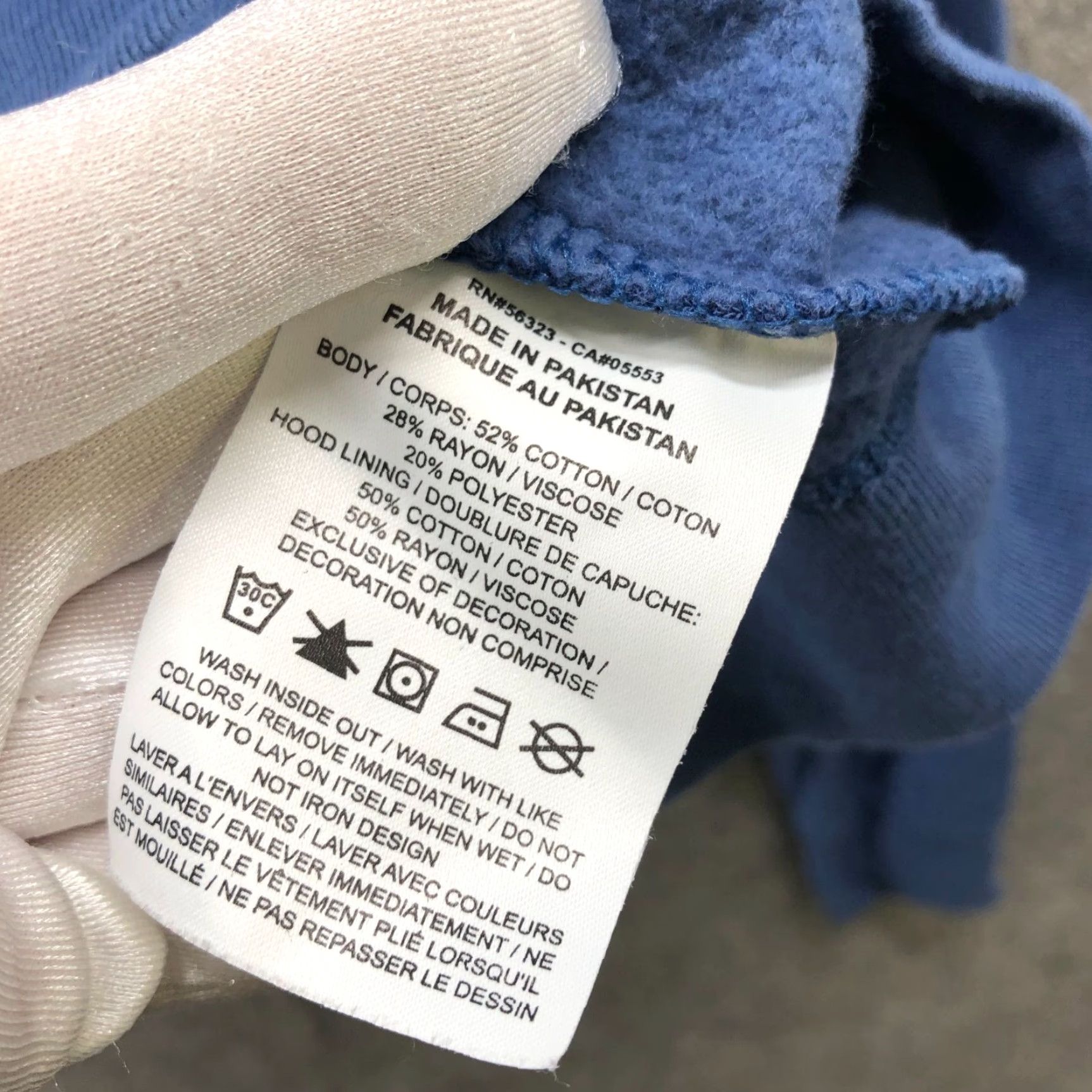 Nike Nike Women's XS Blue Funnel Neck Hoodie Pullover Lightweight Fleece Sweatshirt Activewear Size XS / US 0-2 / IT 36-38 - 6 Thumbnail