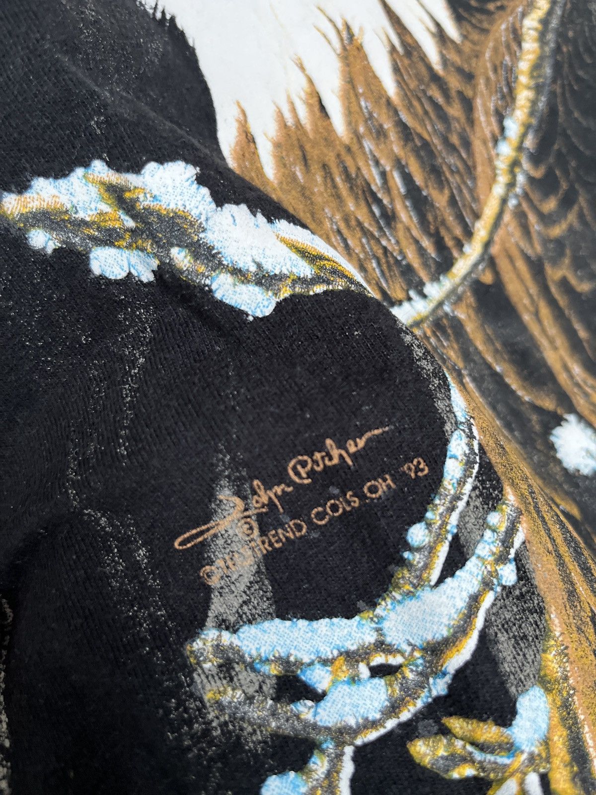 Other '93 John Pitcher Eagle Alaska Single Stitch Heavy T-shirt Size US XL / EU 56 / 4 - 9 Thumbnail