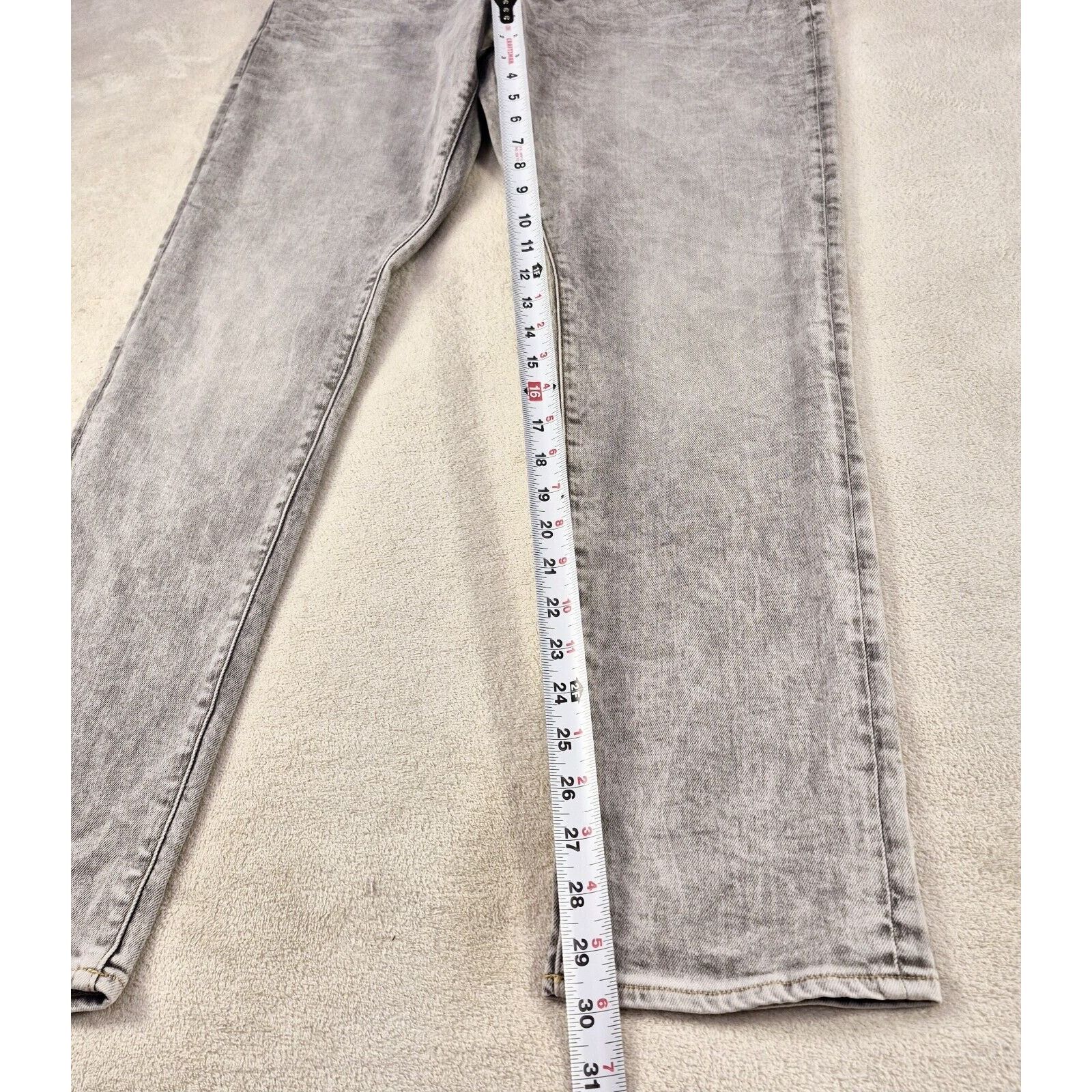 G-Star G-Star Raw 3301 Tapered Slim Men’s Gray Denim Jeans 36x32 Size US 36 / EU 52 - 4 Thumbnail