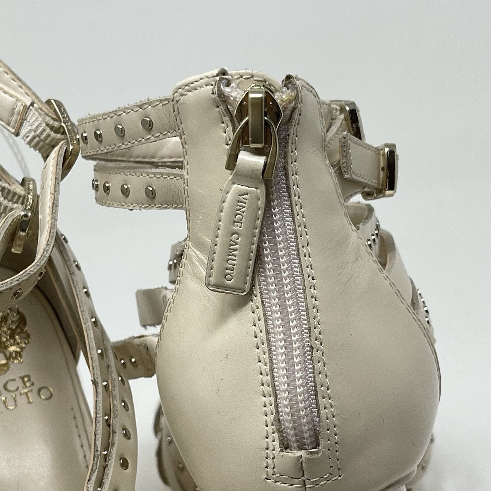 Vince Camuto Vince Camuto Nanthie Sandals Womens Size 10 Beige Heeled Size US 10 / IT 40 - 10 Thumbnail