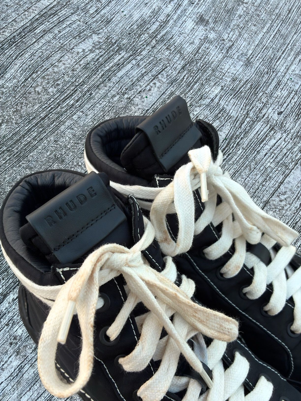 Rhude Rhude V1 High Sneaker in Black Size US 10 / EU 43 - 4 Thumbnail