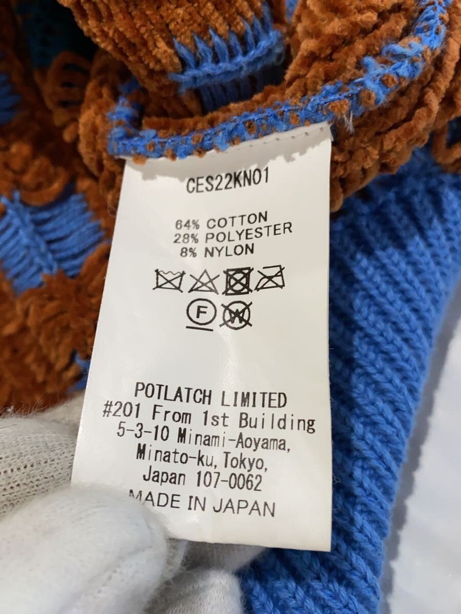 Cav Empt Blue Wool Knit Sweater (thick) Size US L / EU 52-54 / 3 - 4 Thumbnail