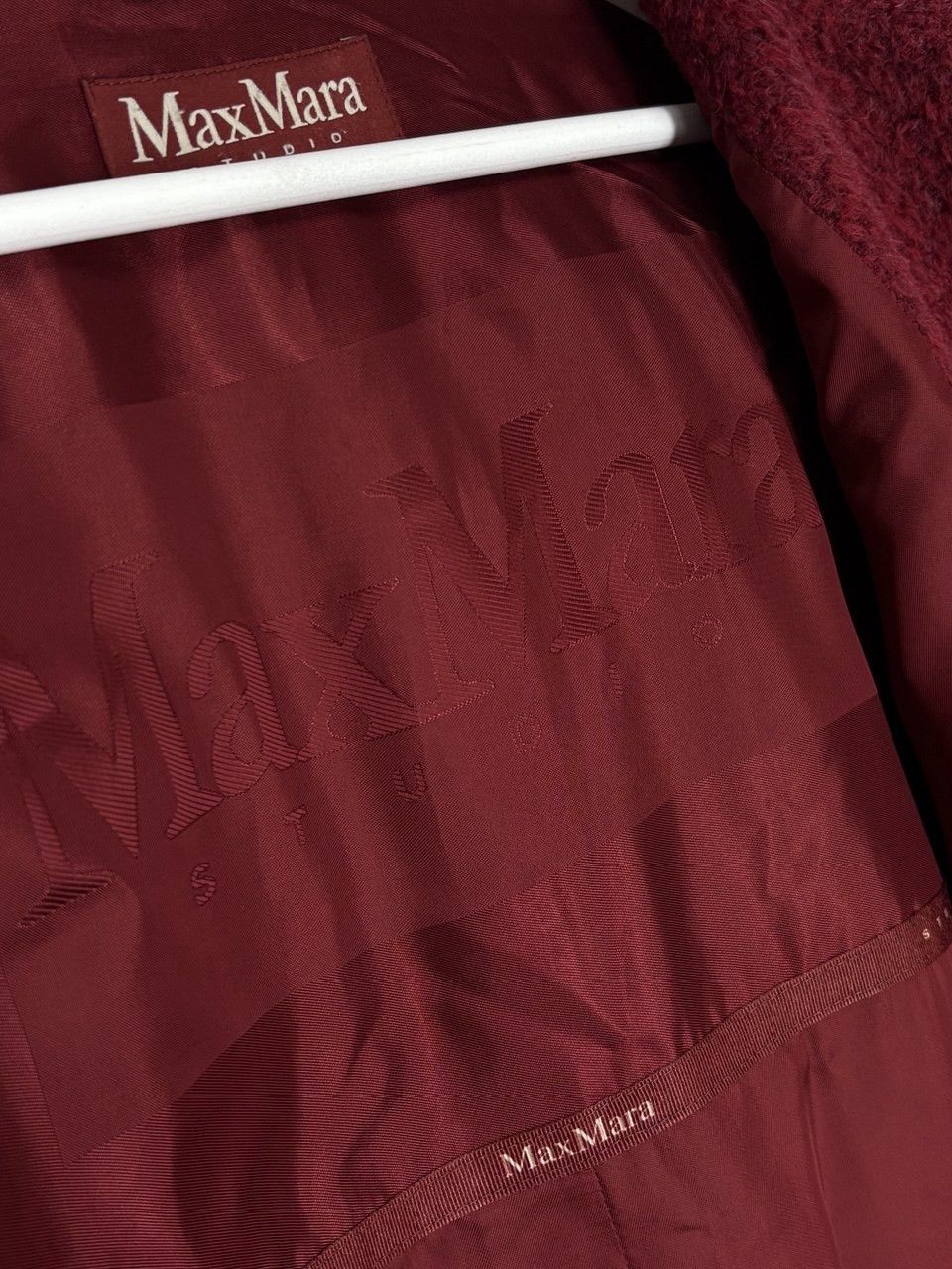 Max Mara Max Mara Studio Vintage Alpaca Wool Hot Red Coat High Collar Size M / US 6-8 / IT 42-44 - 20 Thumbnail