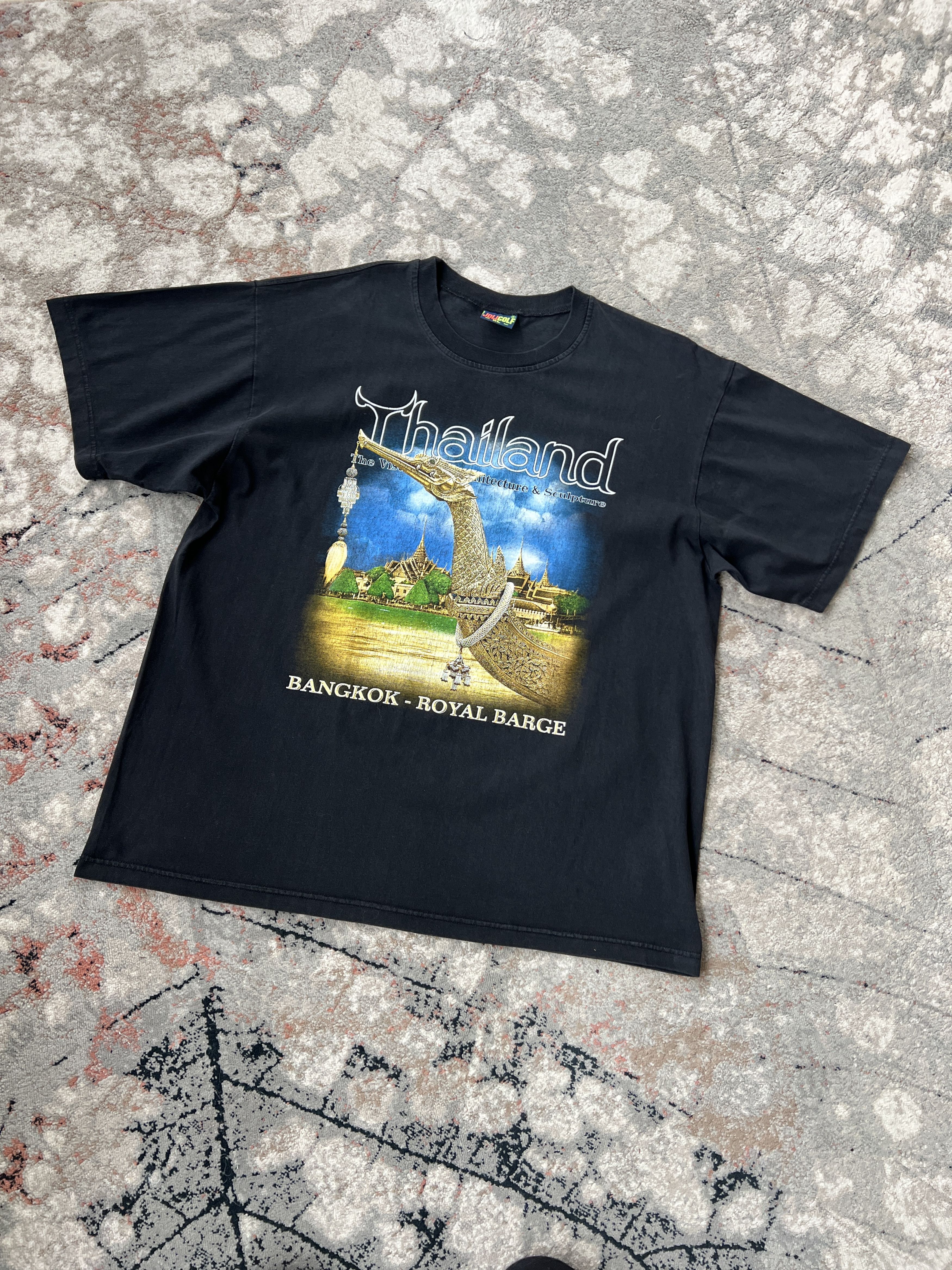 Vintage Thailand Bangkok Royal Barge Vintage Tee Size US XL / EU 56 / 4 - 1 Thumbnail