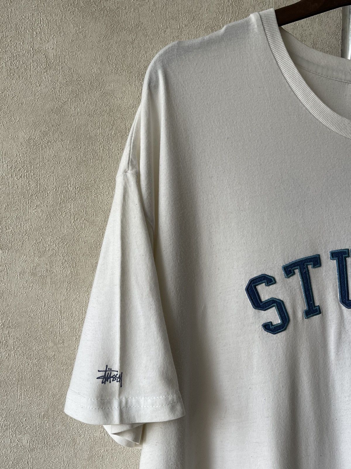 Stussy 90s Vintage Stussy Embroidery Logo T-Shirt Tee Crewneck Size US XL / EU 56 / 4 - 2 Thumbnail