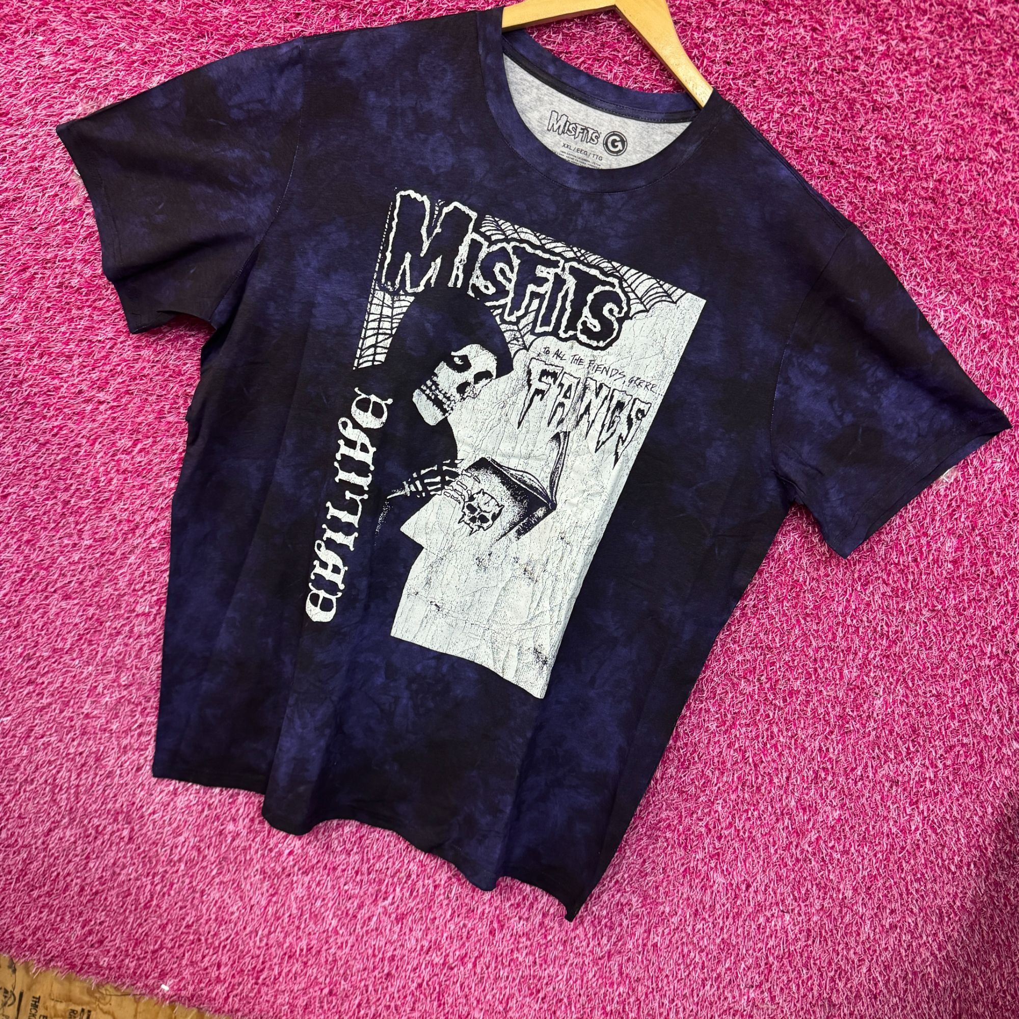 Misfits The Misfits Fangs Evil Live Horror Punk Band Tie Dye XXL Size US XXL / EU 58 / 5 - 3 Thumbnail