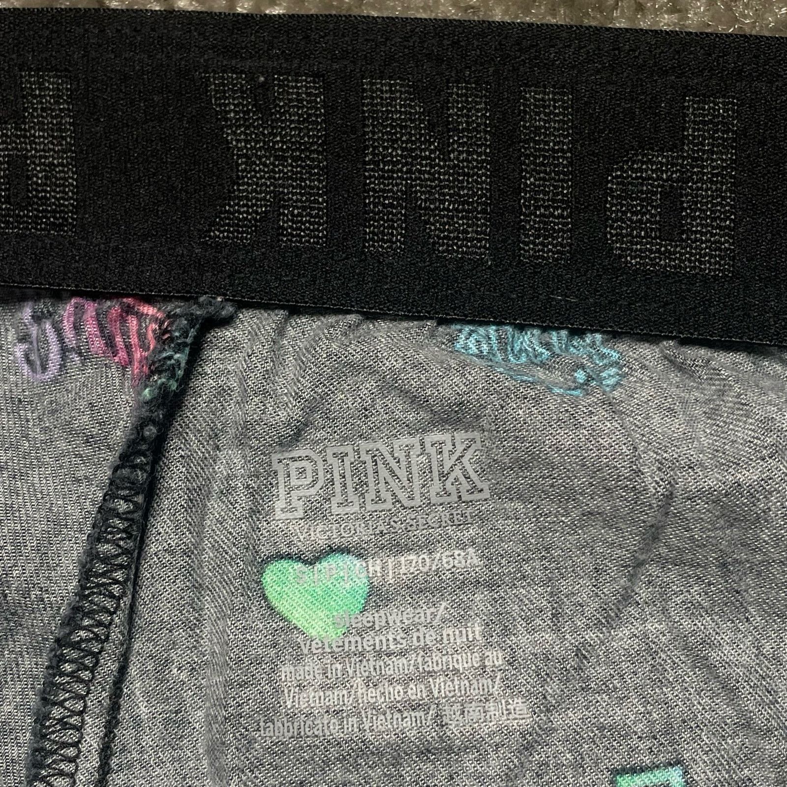 Victoria's Secret VS PINK Pajama Pants Size 28" / US 6 / IT 42 - 2 Thumbnail