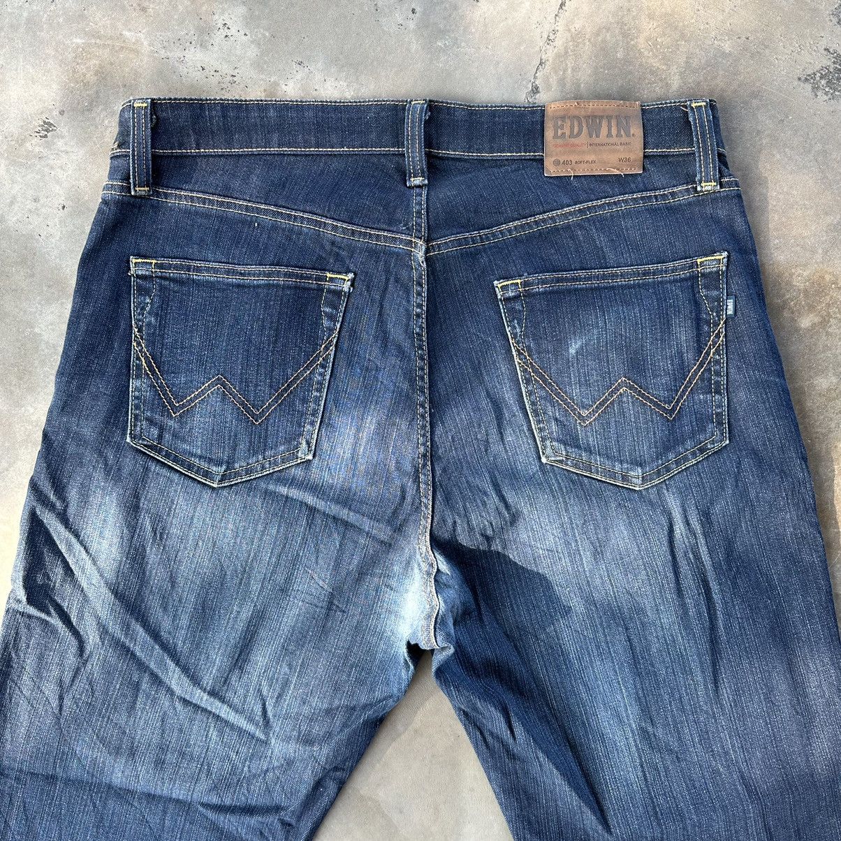 Japanese Brand Vintage Edwin Faded Denim Jeans Pants Size US 36 / EU 52 - 10 Thumbnail