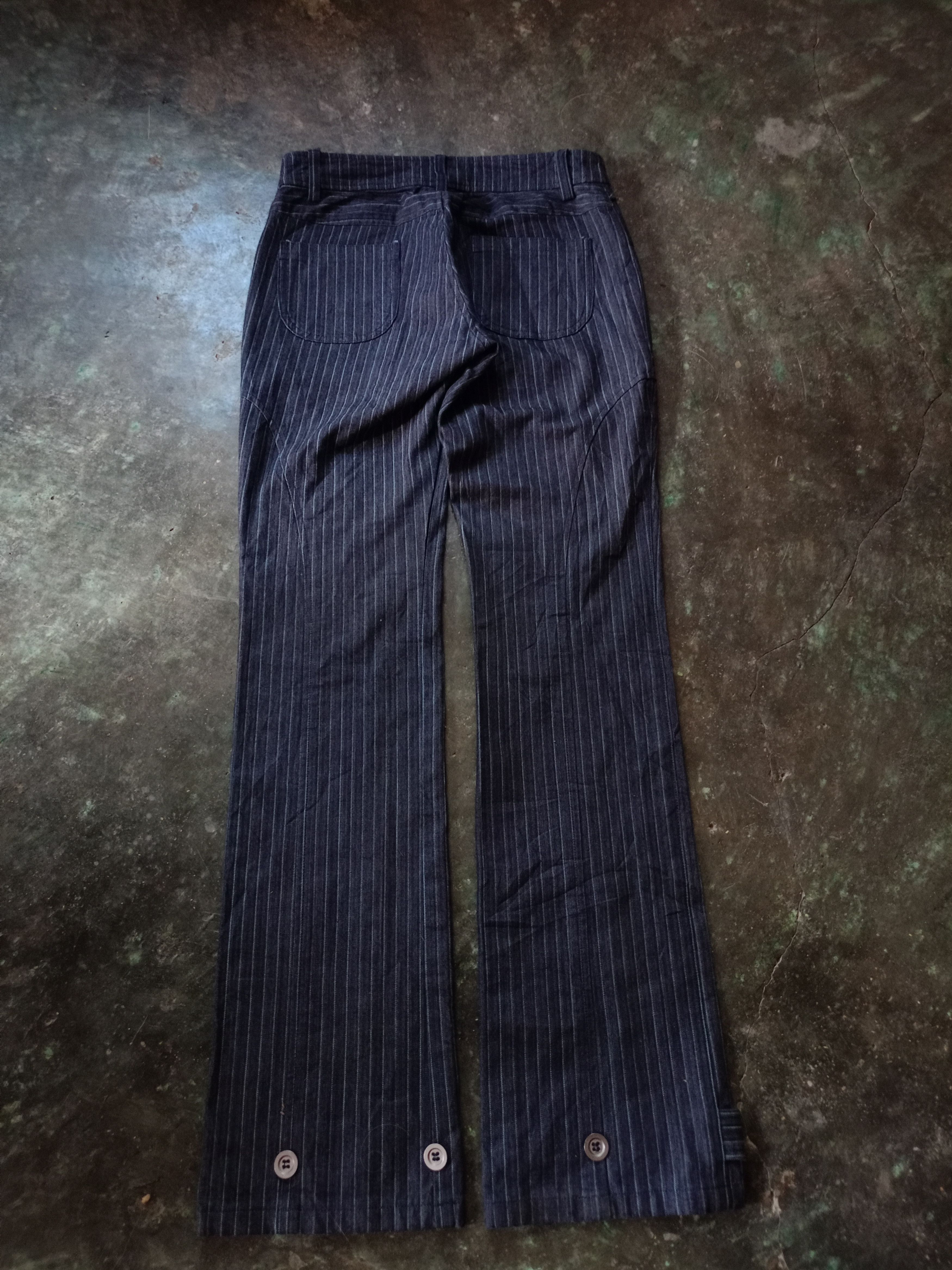 ATSURO TAYAMA × Designer × Japanese Brand Atsuro Tayama striped Pants Size 27" / US 4 / IT 40 - 4 Thumbnail