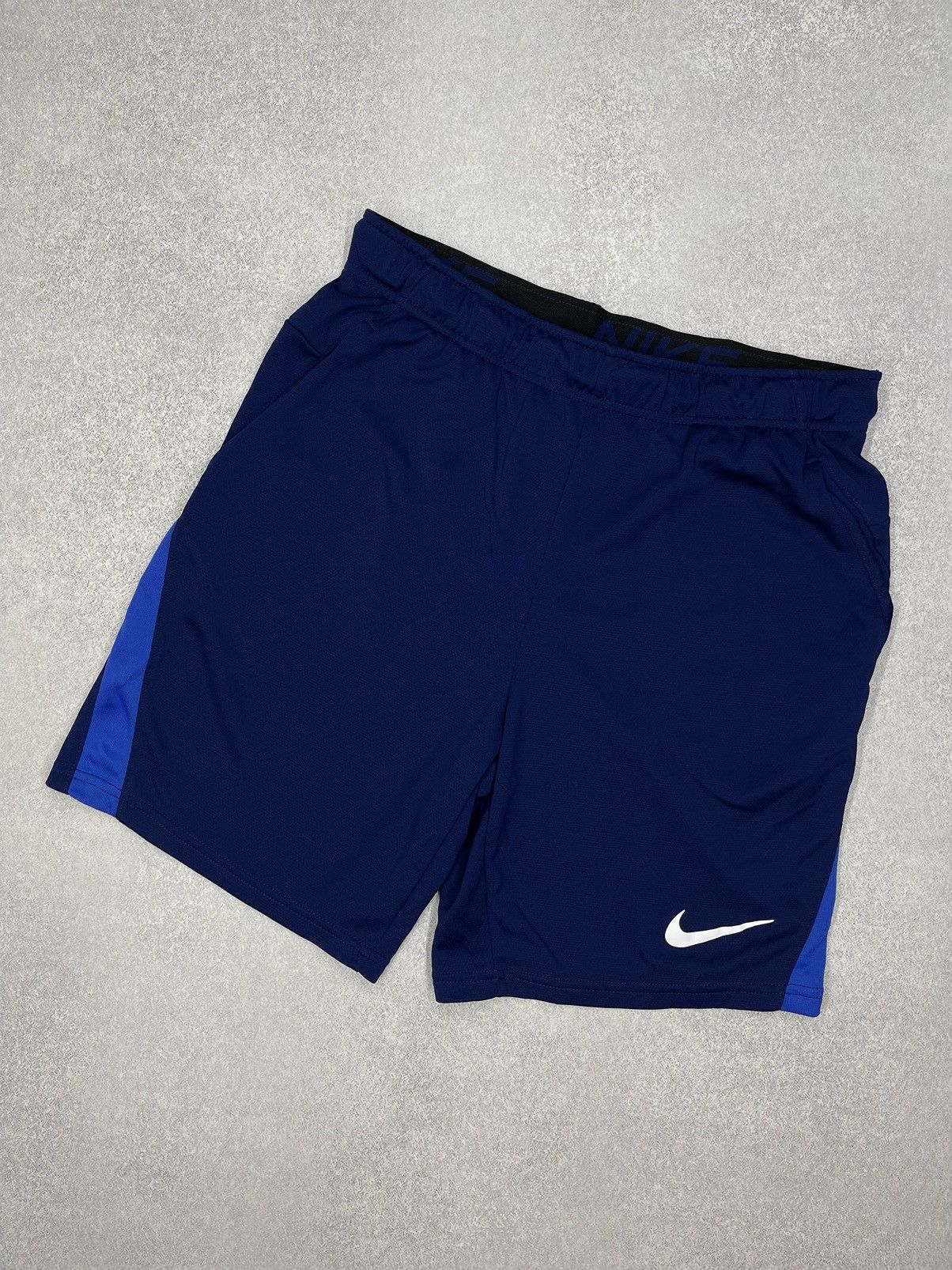 Nike Mens Nike Dri Fit Blue Shorts Swoosh Y2K ACG TN Size US 32 / EU 48 - 1 Thumbnail
