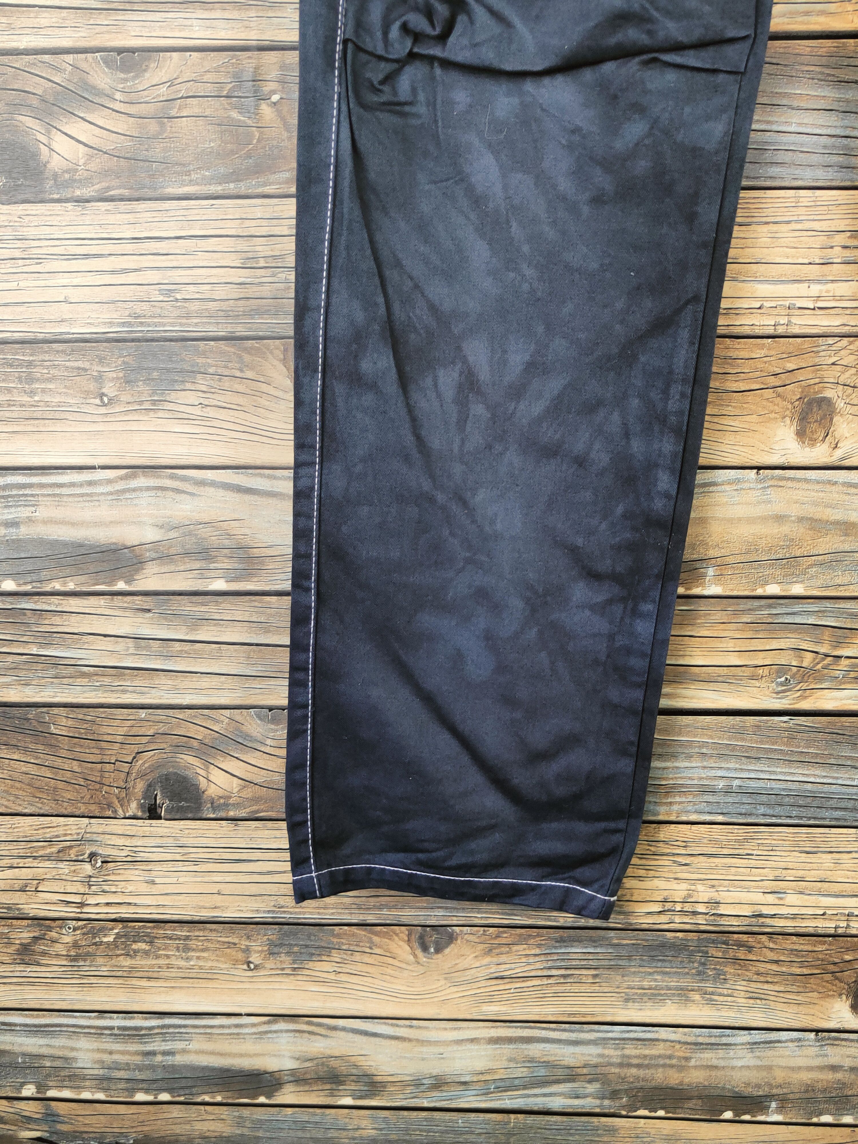 Japanese Brand DL Match Stick Black Multipocket Cargo Pants #46-090 Size US 34 / EU 50 - 4 Thumbnail