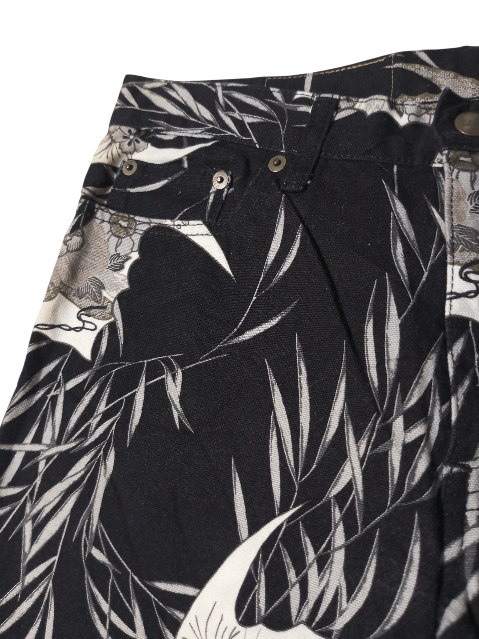 Hysteric Glamour Vintage glamdy full print bats flared denim Size US 32 / EU 48 - 7 Thumbnail