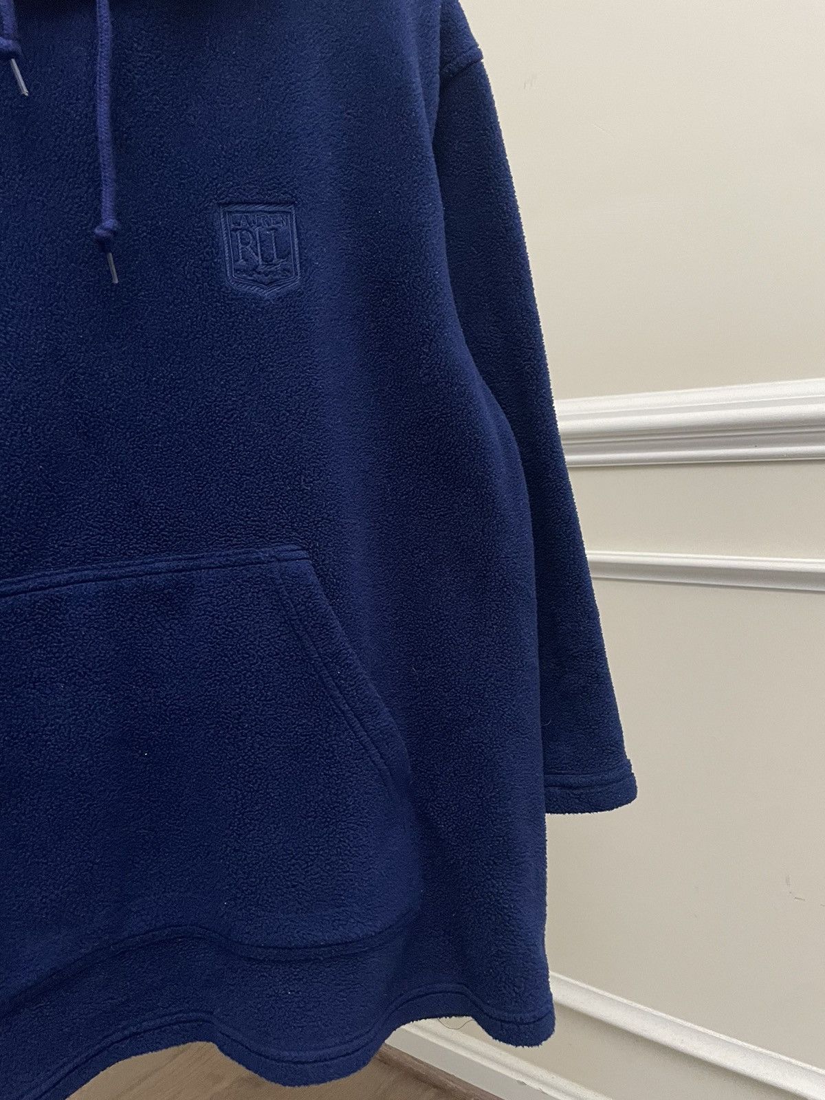 Polo Ralph Lauren Vintage 90s Ralph Lauren Blue Sweatshirt Hoodie Fleece RRL Size US S / EU 44-46 / 1 - 5 Thumbnail