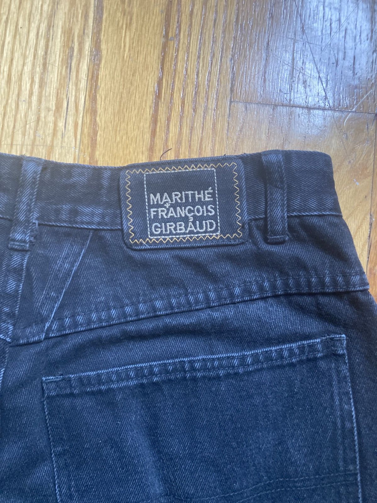 Marithe + Francois Girbaud Marithe + Francois Girbaud Black Denim Jeans Sz 32 Size US 32 / EU 48 - 3 Thumbnail