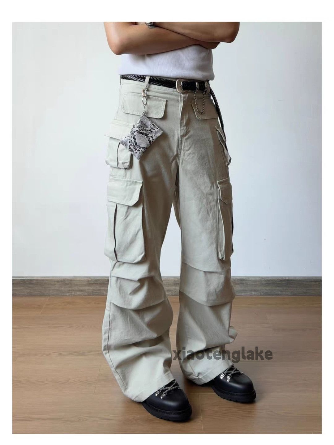 Vintage xz utility vintage loose baggy skate hiphop cargo pants Size US 26 / EU 42 - 2 Thumbnail