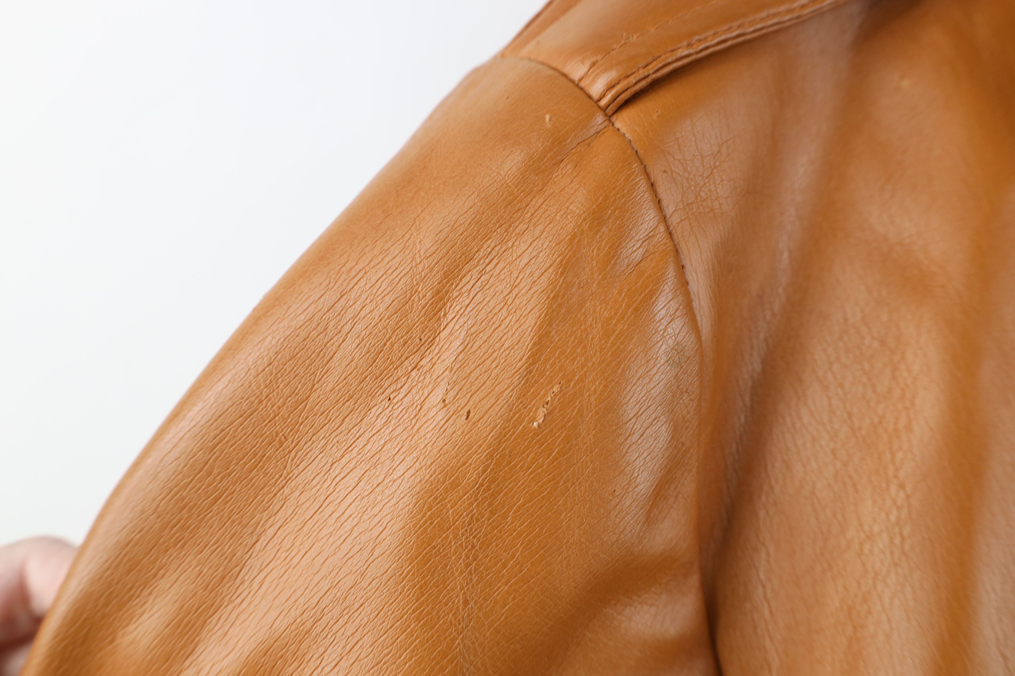Vintage Vintage 70s Streetwear Faux Leather Flight Bomber Jacket Size US L / EU 52-54 / 3 - 6 Thumbnail