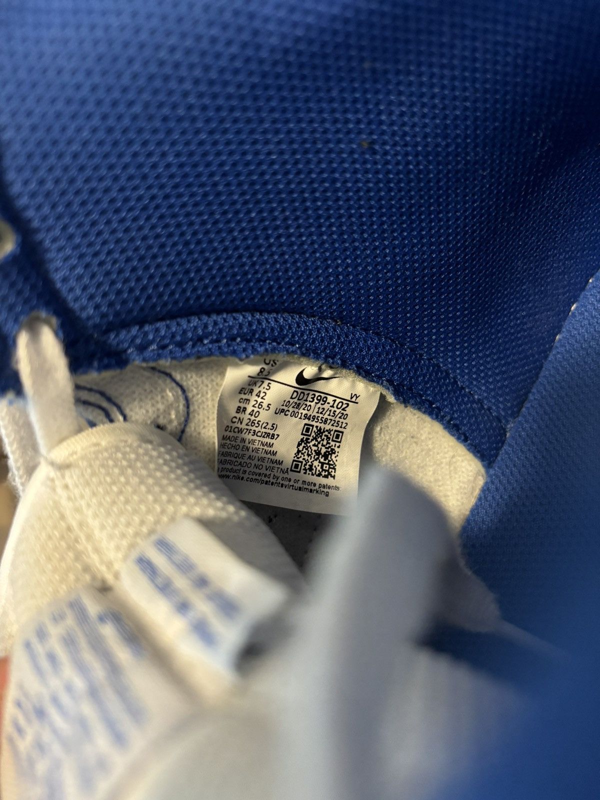 Nike Nike Dunk High Royal Blue Size US 8.5 / EU 41-42 - 10 Thumbnail