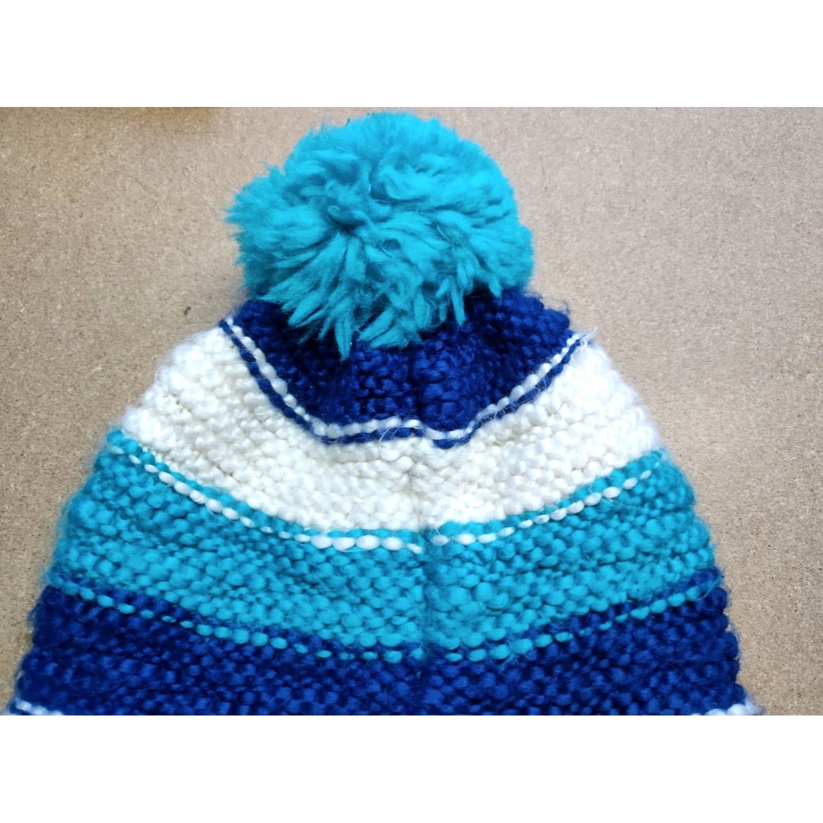 Rossignol Rossignol Beanie Hat One Size Pom Pom Lined Striped Knit Outdoor Winter Warm Ski Unisex Adults Mens Womens Size ONE SIZE - 3 Thumbnail