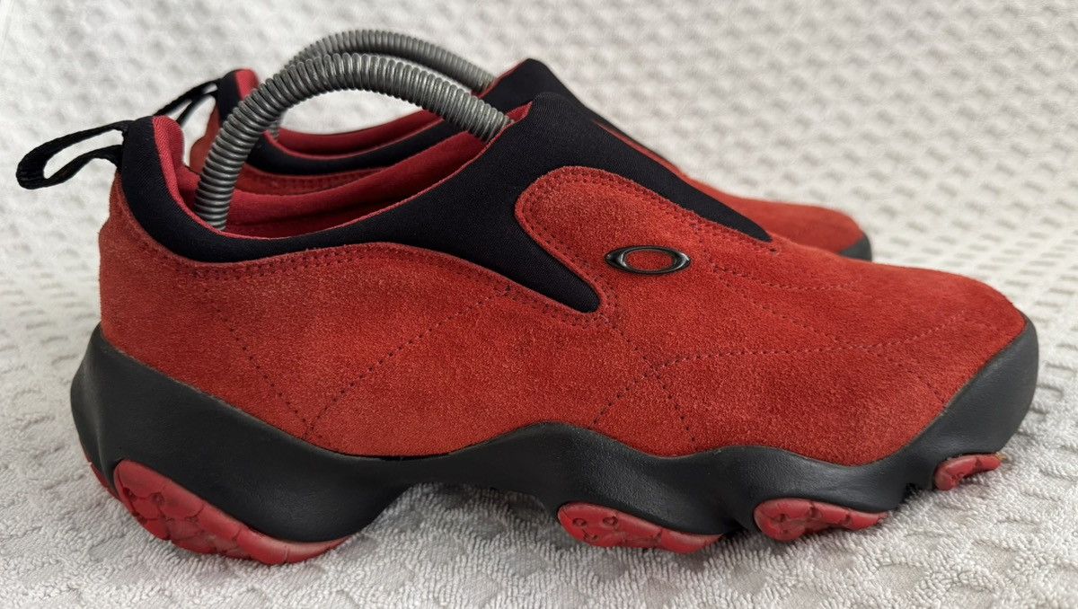 Oakley Vintage Y2K Oakley Flesh Shoes Red Suede Size 9 Bottlecap Size US 9 / EU 42 - 6 Thumbnail