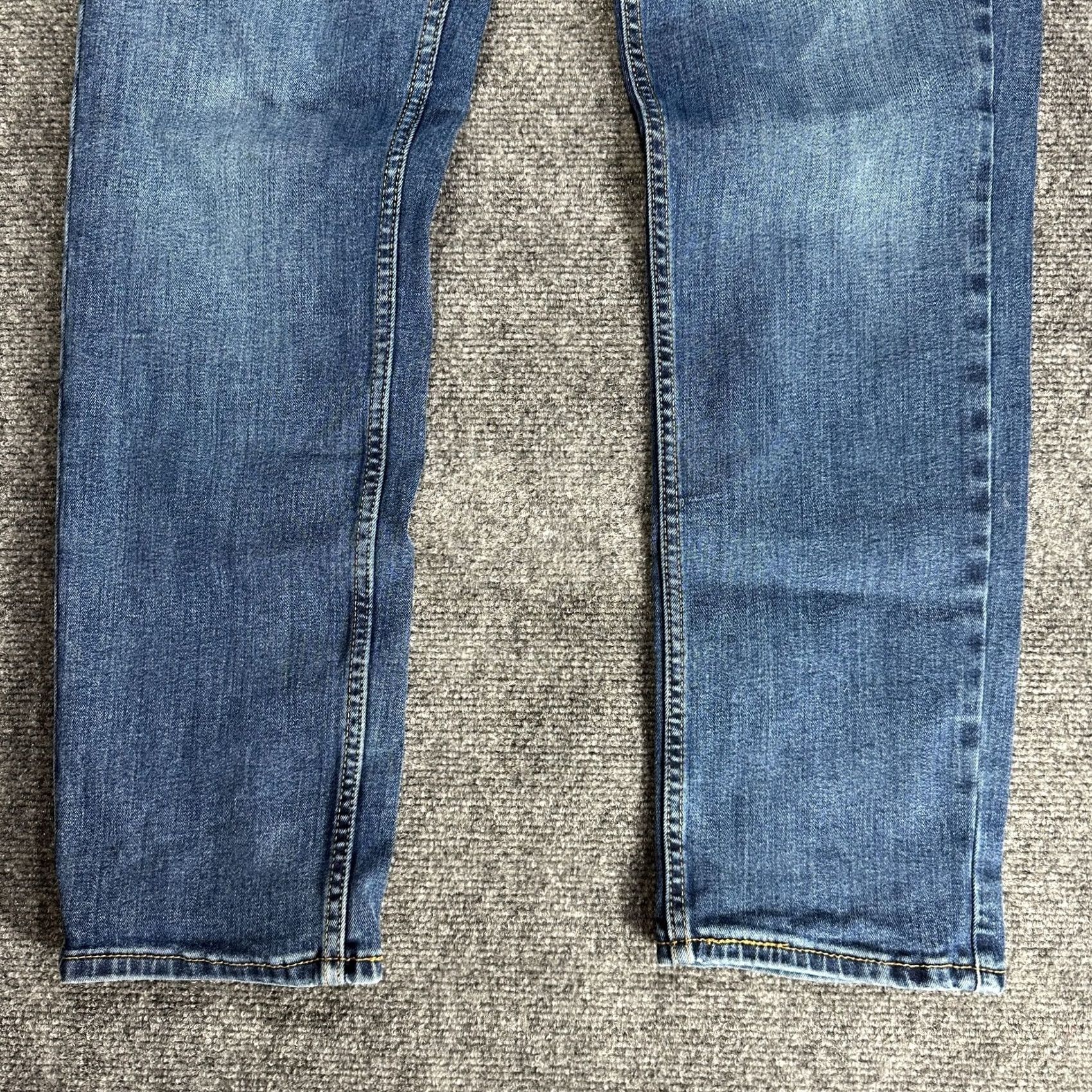 Levi's Levi's 511 Jeans Mens 34 Slim Straight Mid Wash 5-Pocket Denim Cotton Blend Zip Jeans Levis 511 Mens Size 34 Blue Size US 34 / EU 50 - 2 Thumbnail