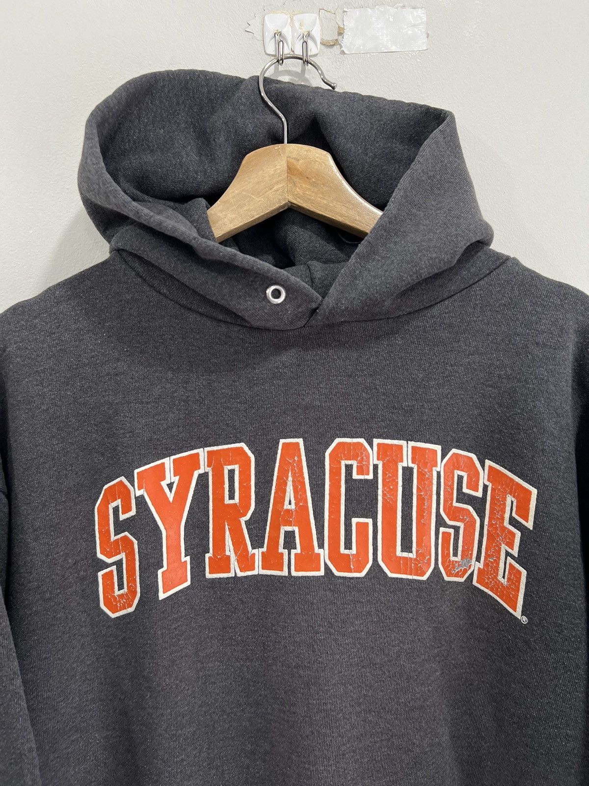 Vintage Vintage Syracuse Hoodie Sweater Sweatshirt spellout Size US XL / EU 56 / 4 - 2 Thumbnail