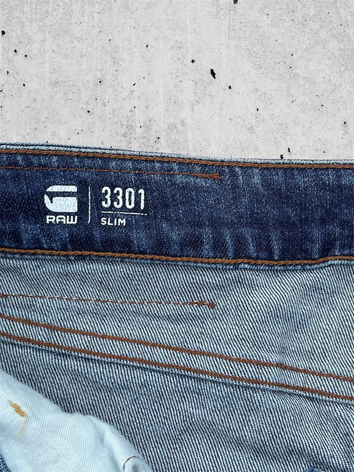 Japanese Brand 🔥 Raw G-Star Distressed Denim Slim Fit W34🔥 Size US 34 / EU 50 - 9 Thumbnail