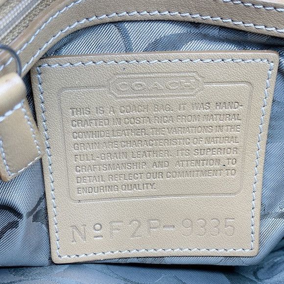 Coach Coach Cowhide Leather Crossbody Messenger Bag in Tan Size ONE SIZE - 11 Thumbnail