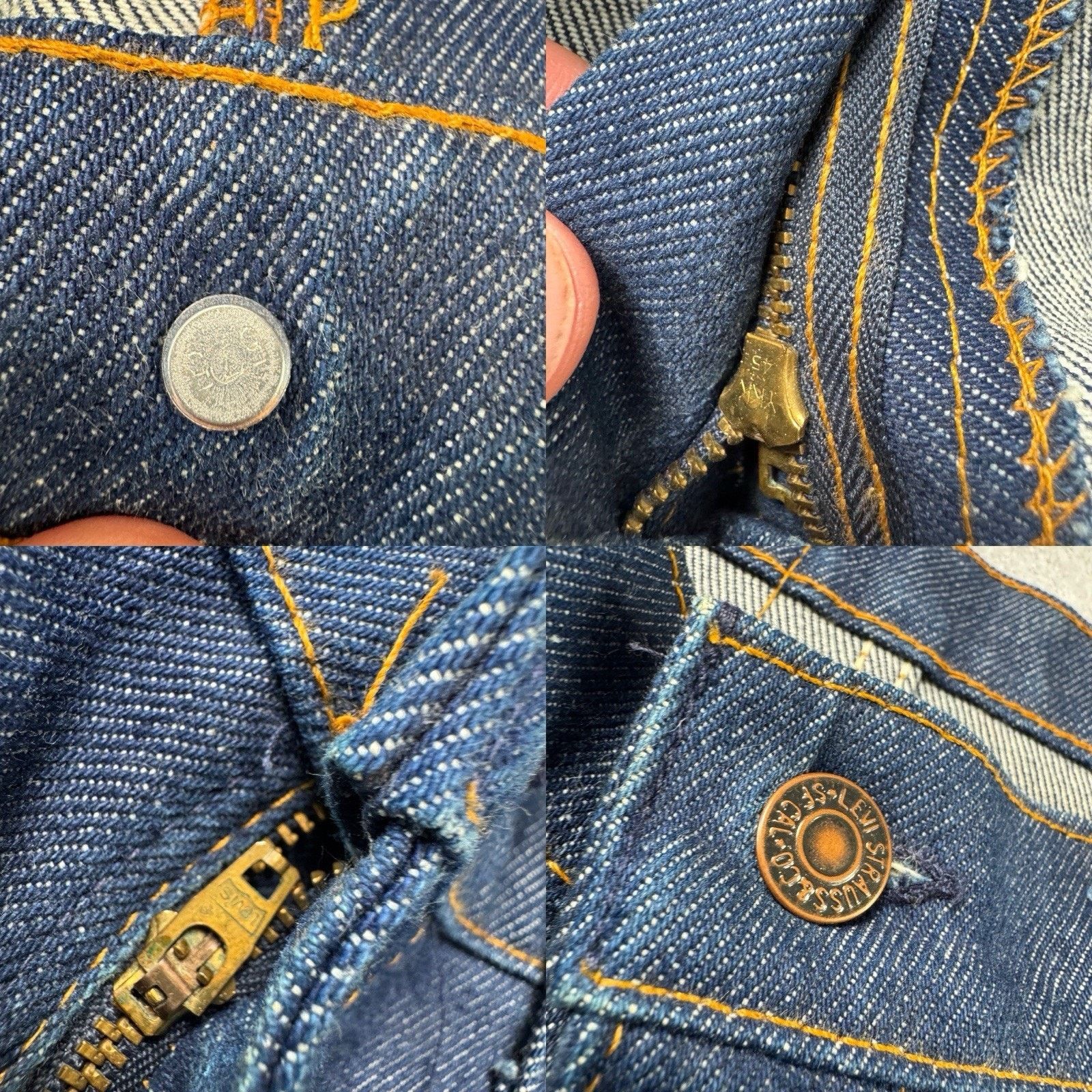 Levi's Vintage 80s Levis 505 Blue Denim Pants Size 34/32 Orange Tag Size US 34 / EU 50 - 18 Thumbnail