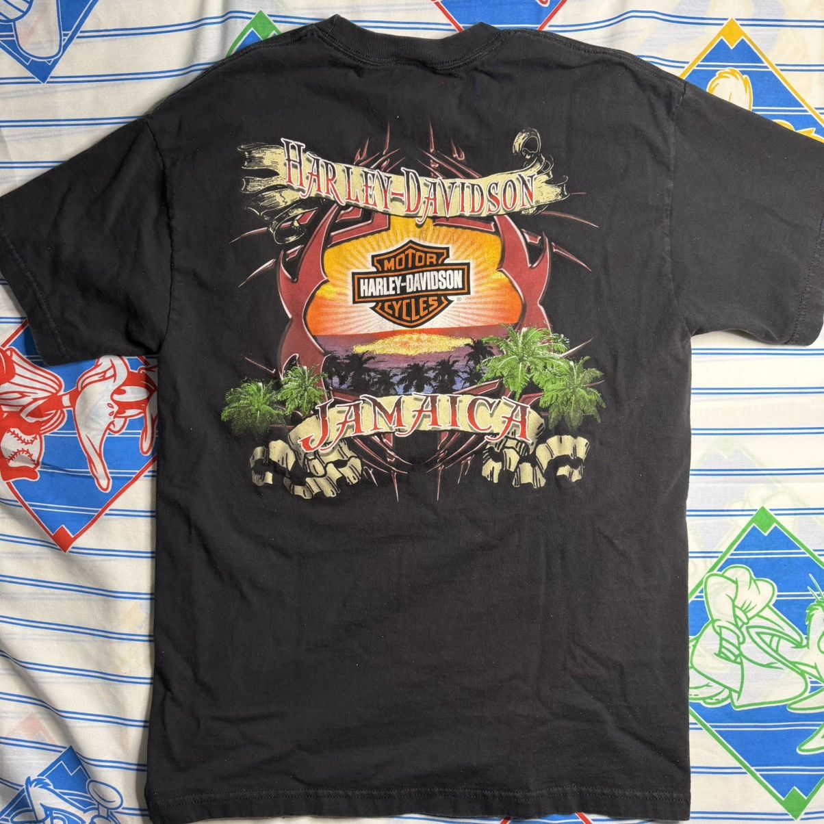 Harley Davidson Y2k Harley Davidson Jamaica tee Size US L / EU 52-54 / 3 - 1 Thumbnail