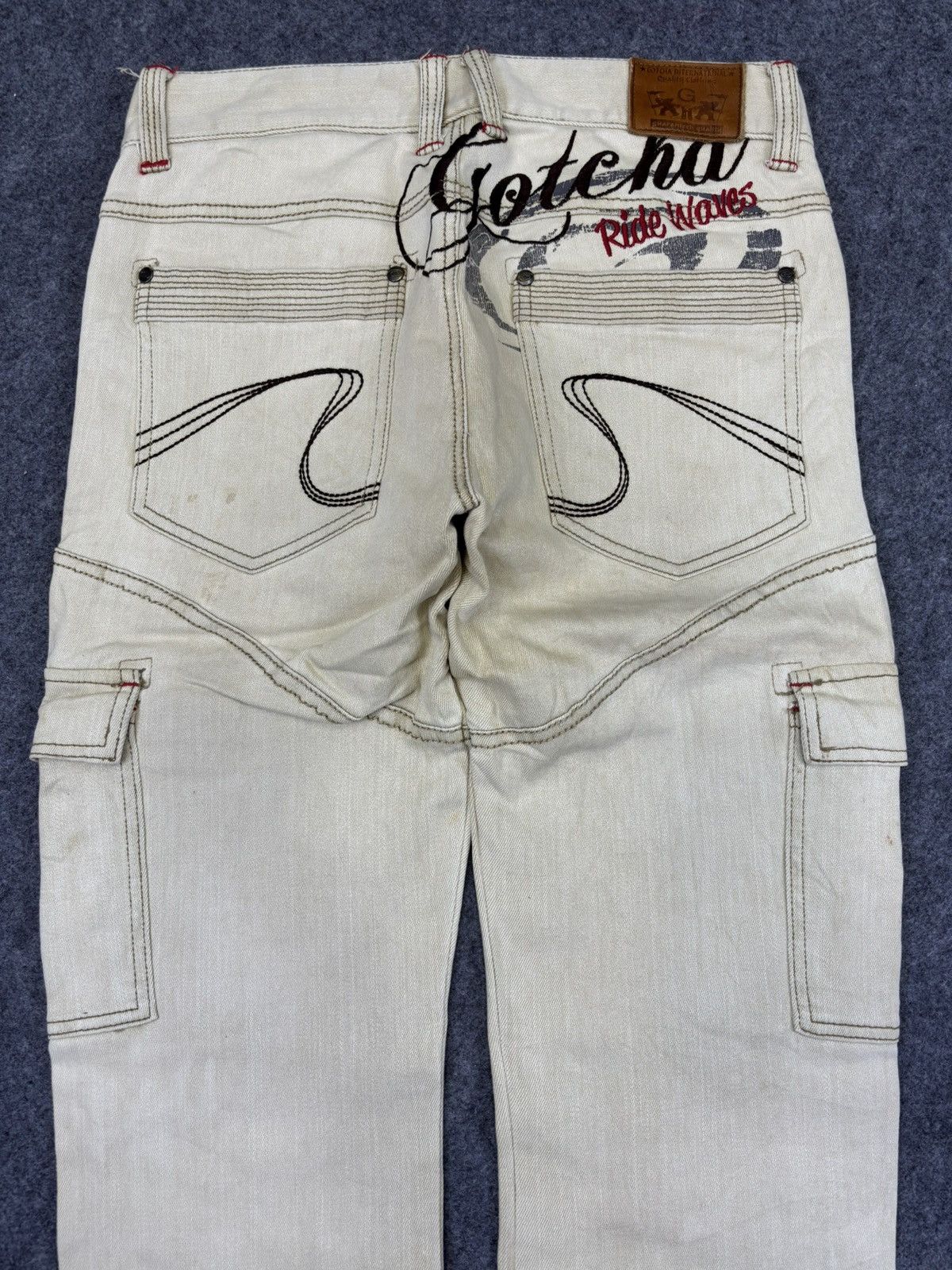 Gotcha 💥Vintage💥 Surf Style Gotcha Stretchable Cargo Pant F697 Size US 31 - 14 Thumbnail