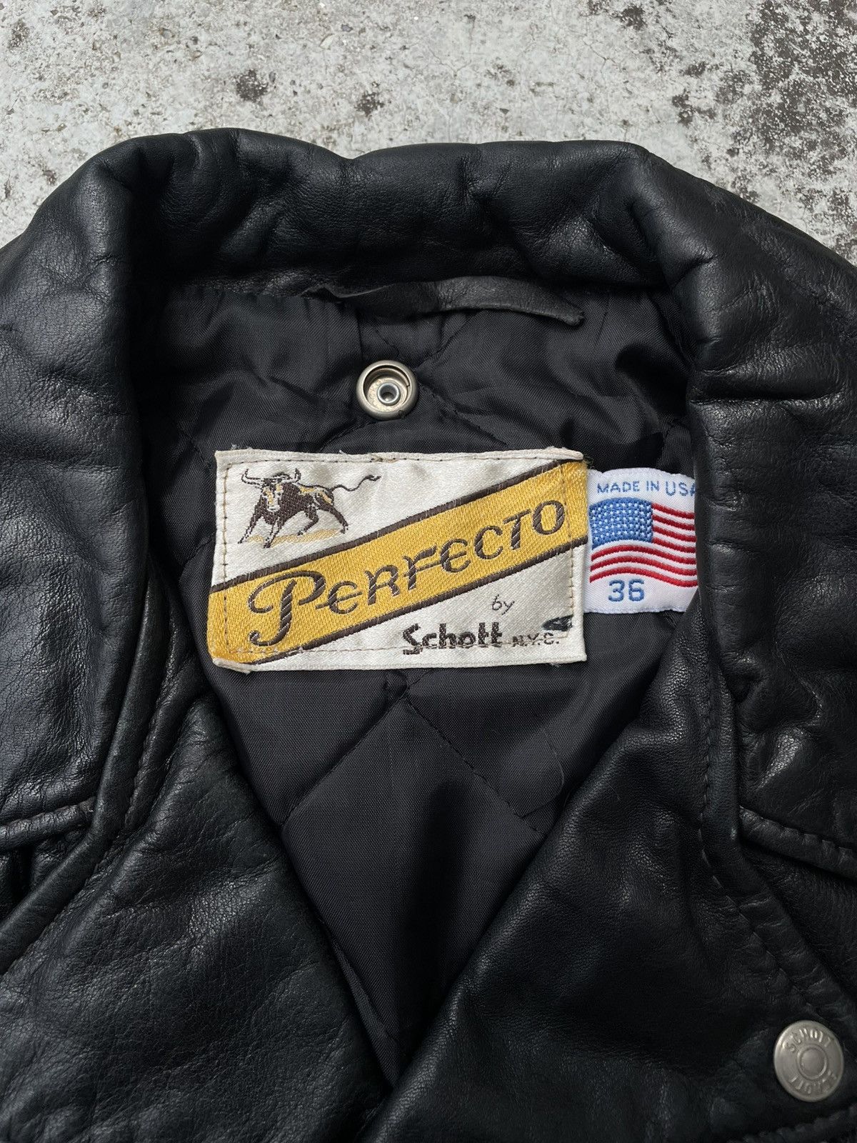 Schott Vintage Schott Perfecto 118 Leather Biker Jacket Size US S / EU 44-46 / 1 - 6 Thumbnail
