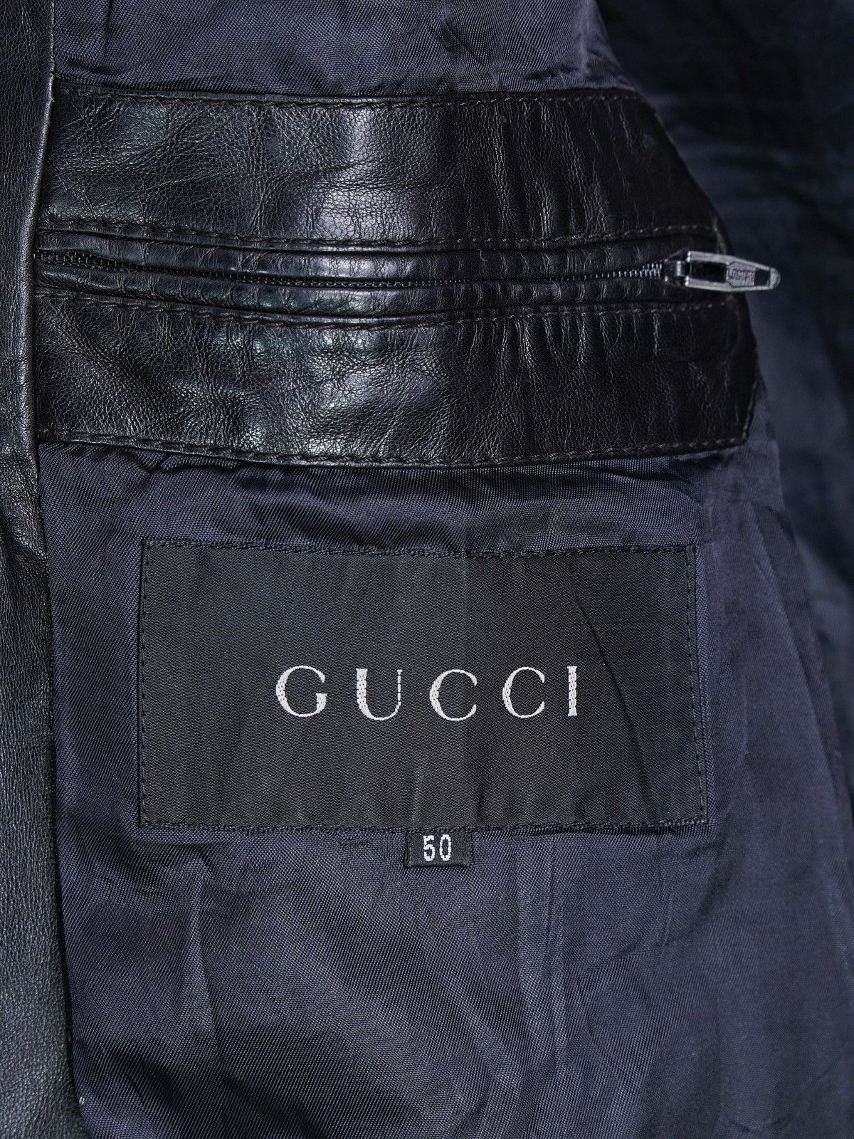 Gucci By Tom Ford FW98 Quilted Leather Bomber Jacket Size US M / EU 48-50 / 2 - 7 Thumbnail